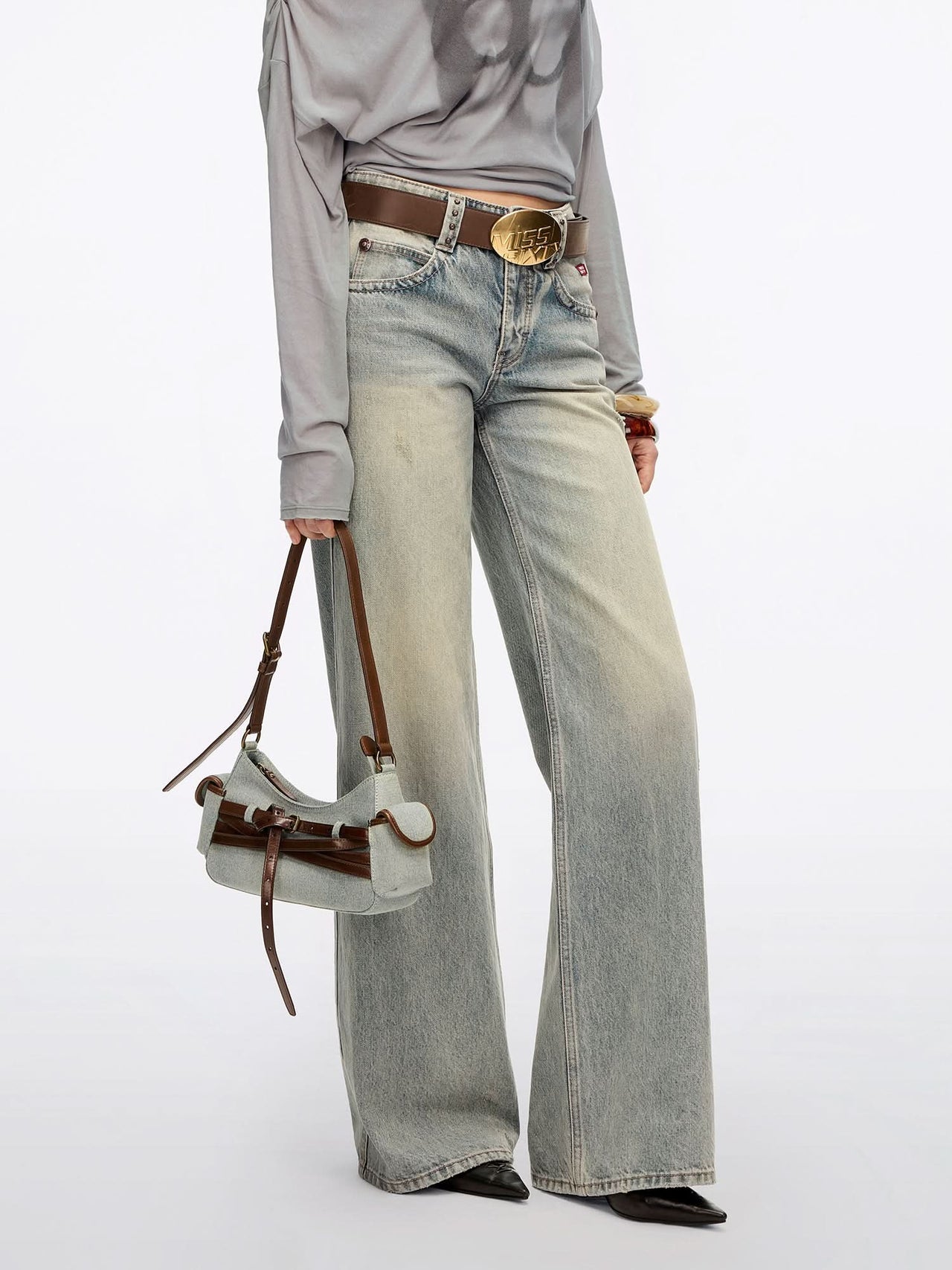 Patchwork Leather Shoulder Bag