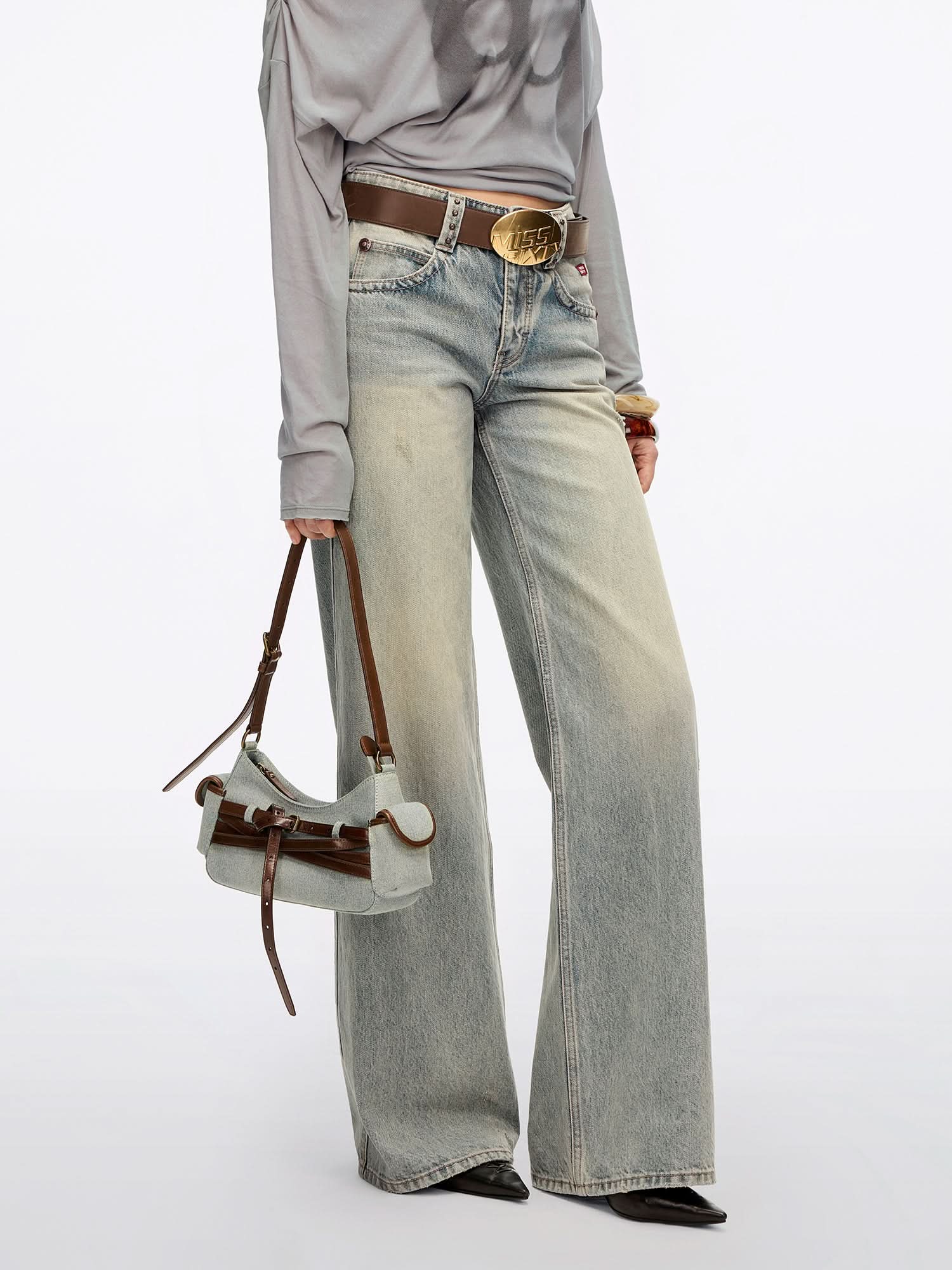 Patchwork Leather Shoulder Bag