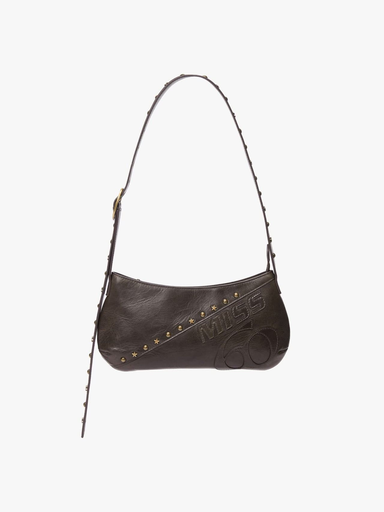 Multi-Stud Shoulder Bag