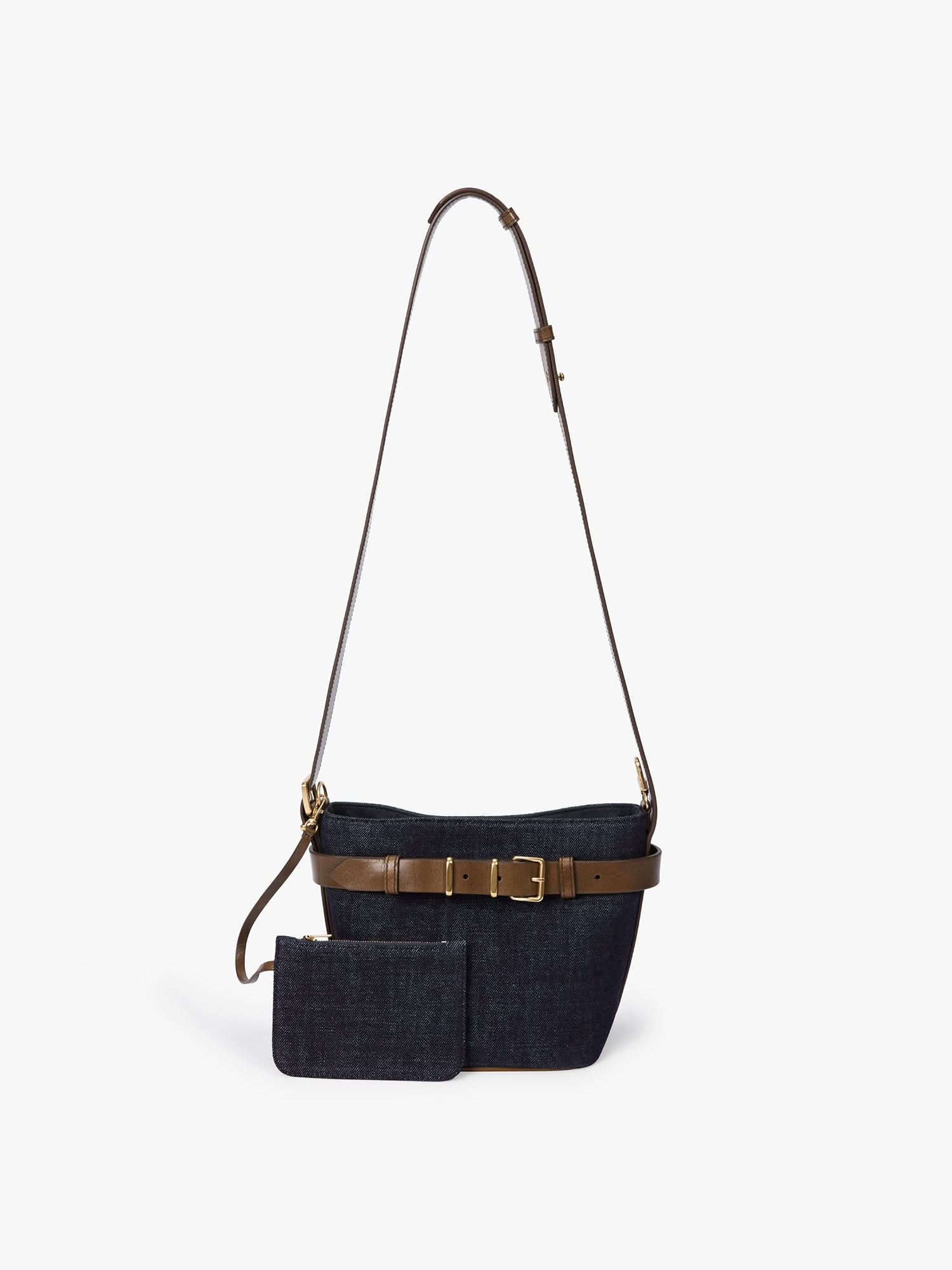 Denim Bucket Bag
