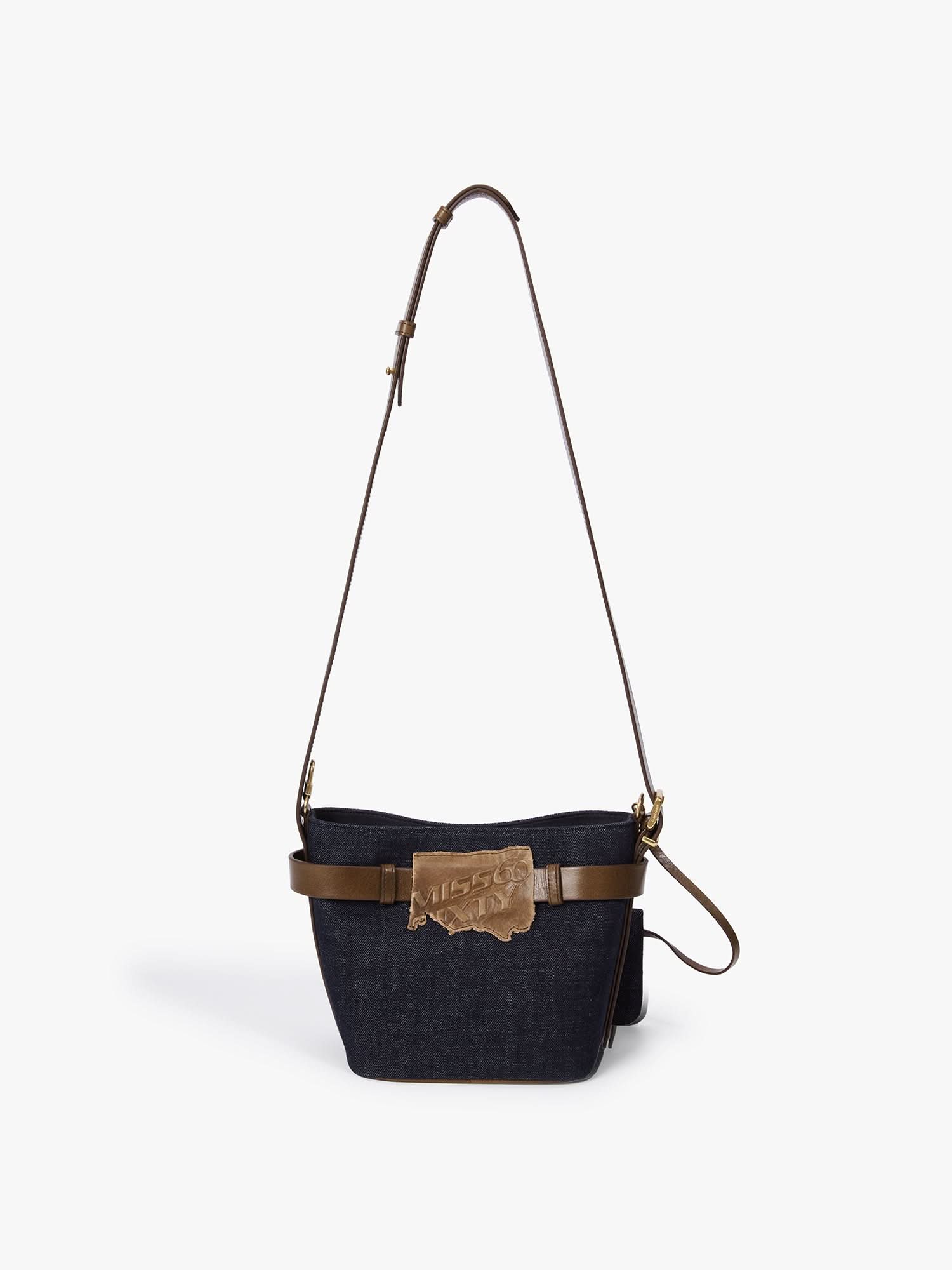 Denim Bucket Bag