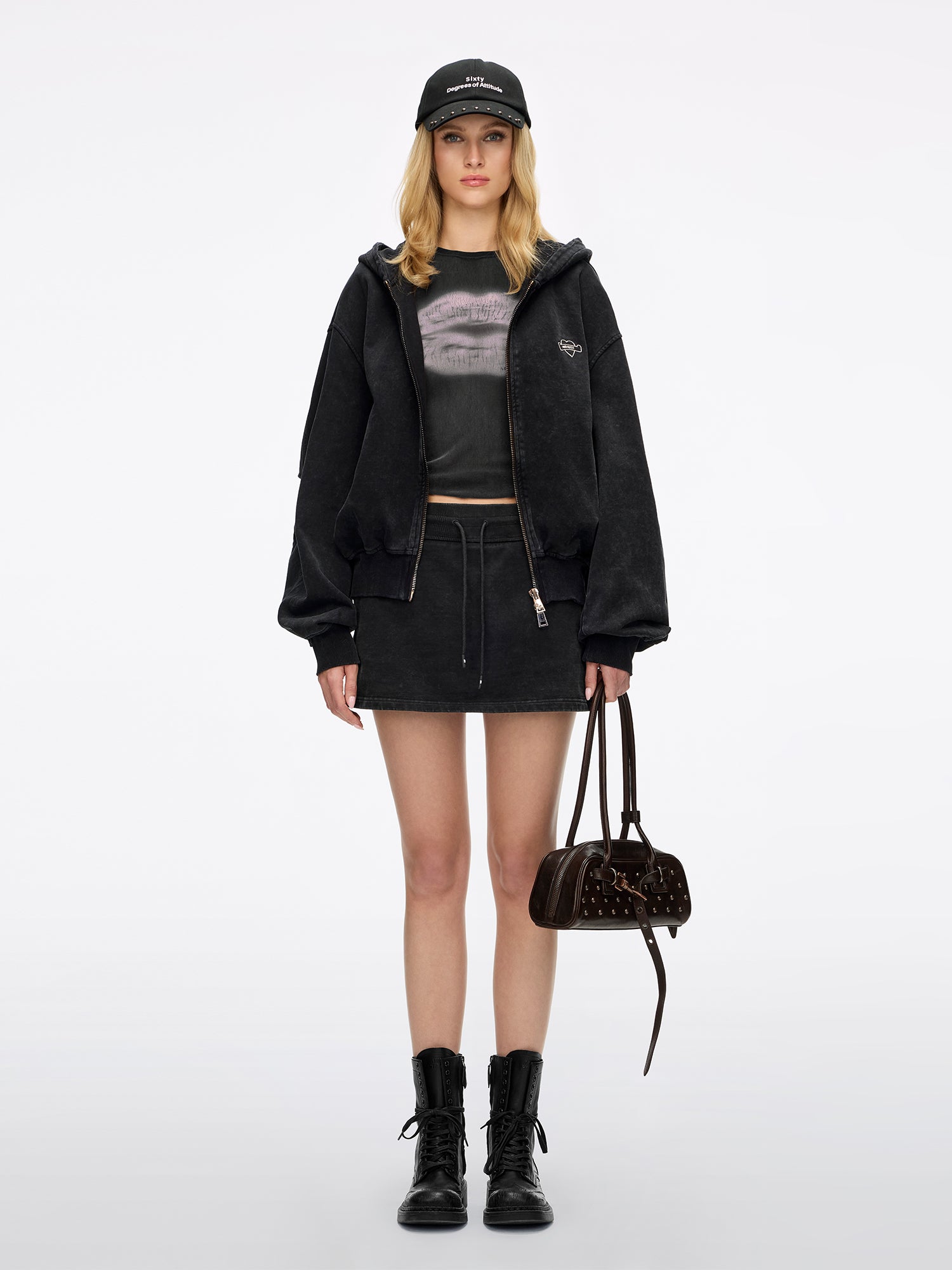 Studded Baseball Cap