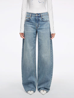 Rhinestone-Embellished Jeans