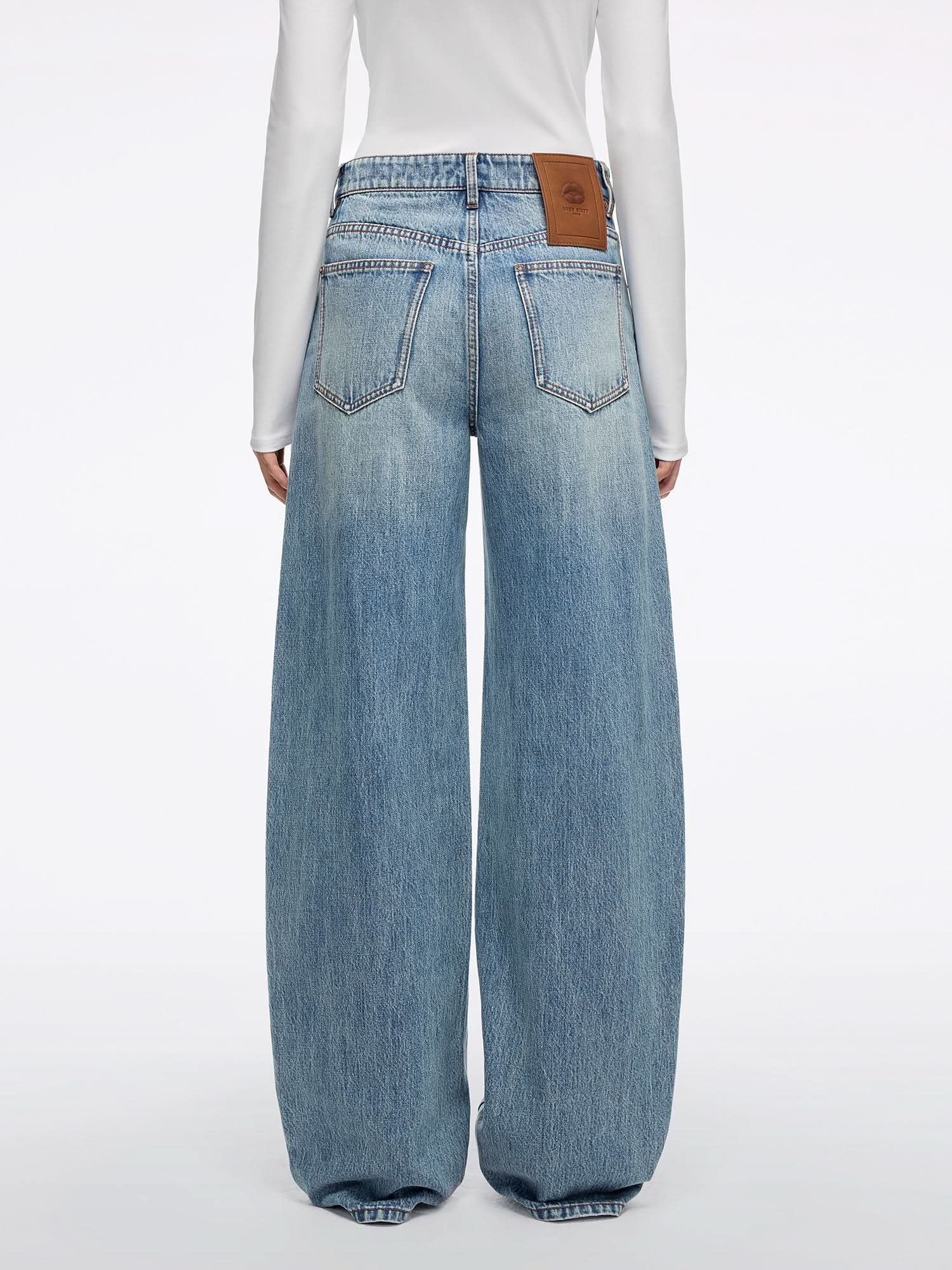 Rhinestone-Embellished Jeans