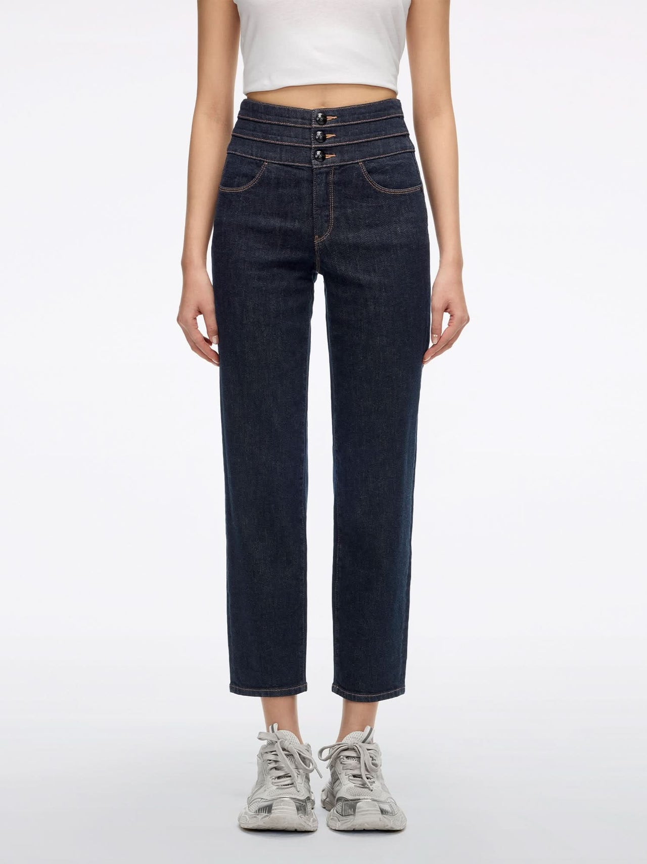 Straight-Fit Jeans-BLUE ATTACK