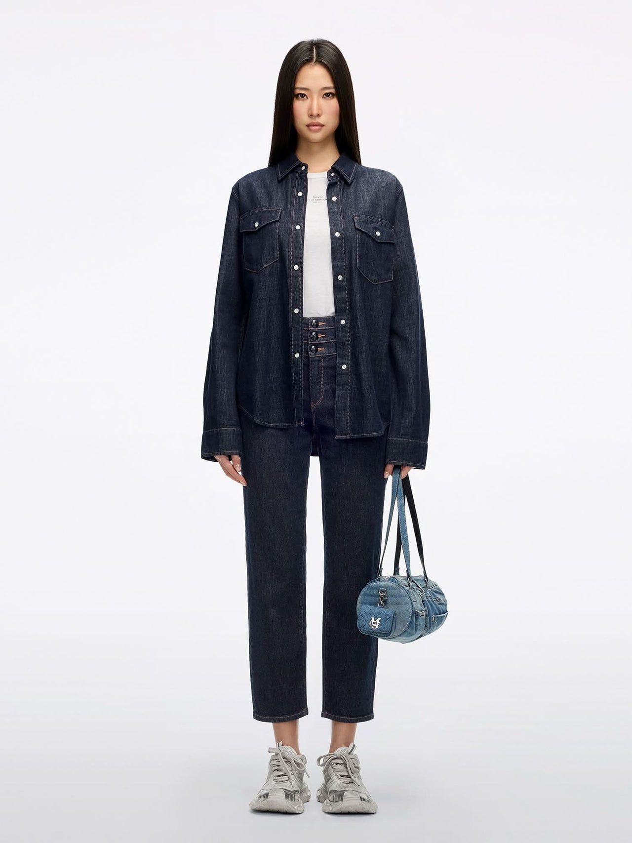 Straight-Fit Jeans-BLUE ATTACK