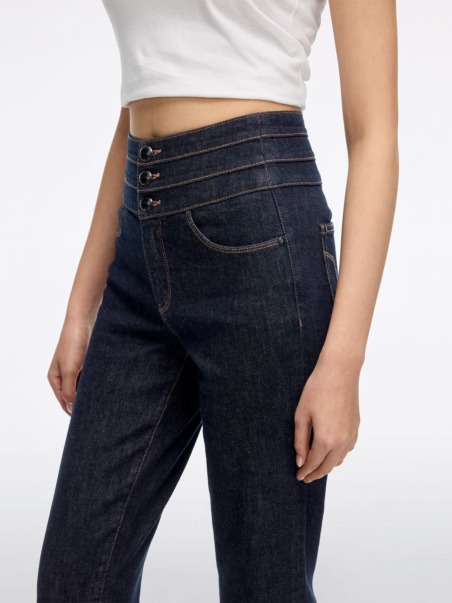 Straight-Fit Jeans-BLUE ATTACK