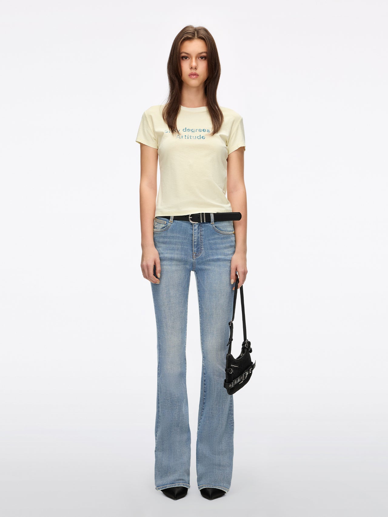Slim-Fit Flared Jeans