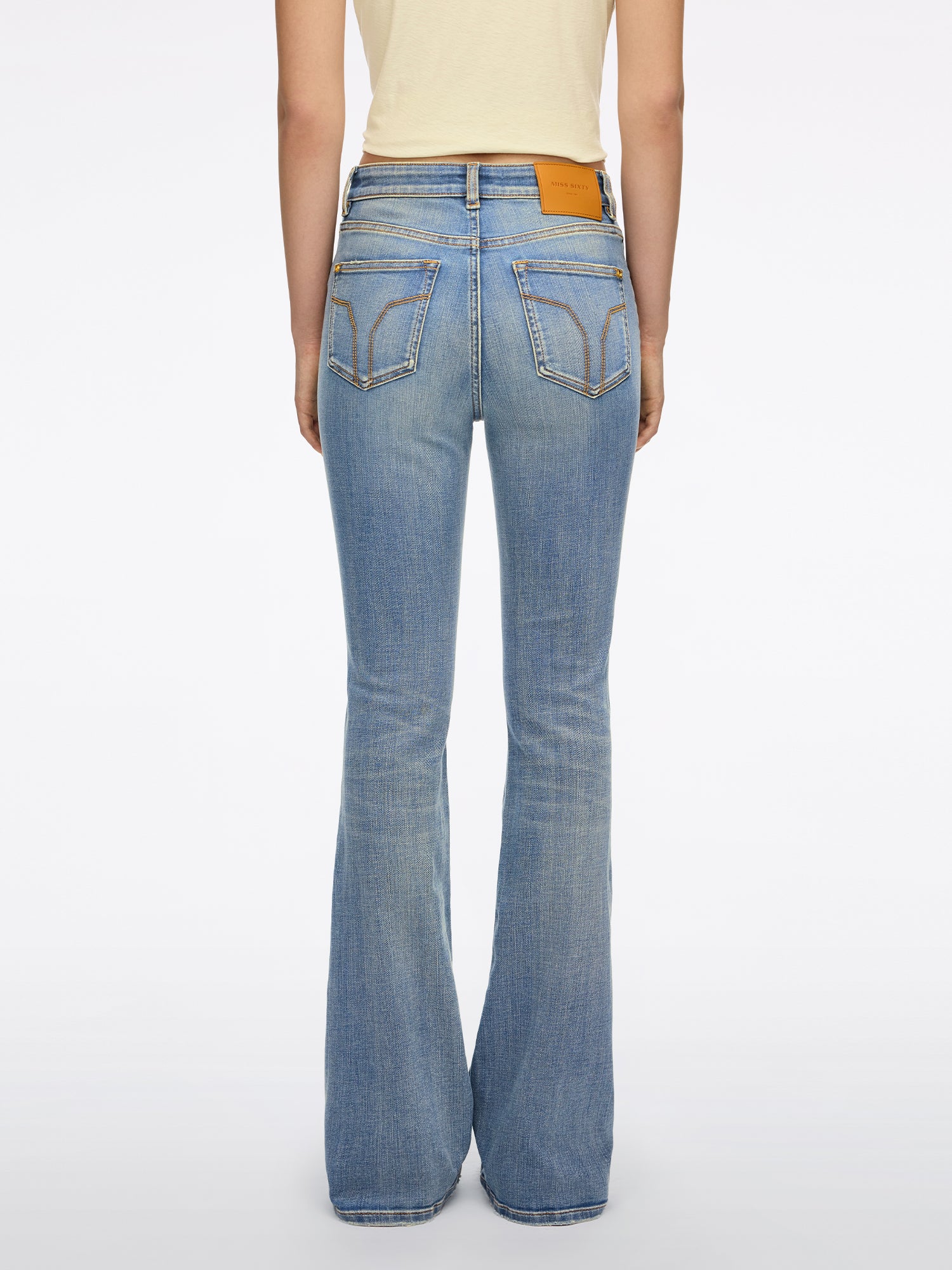 Slim-Fit Flared Jeans