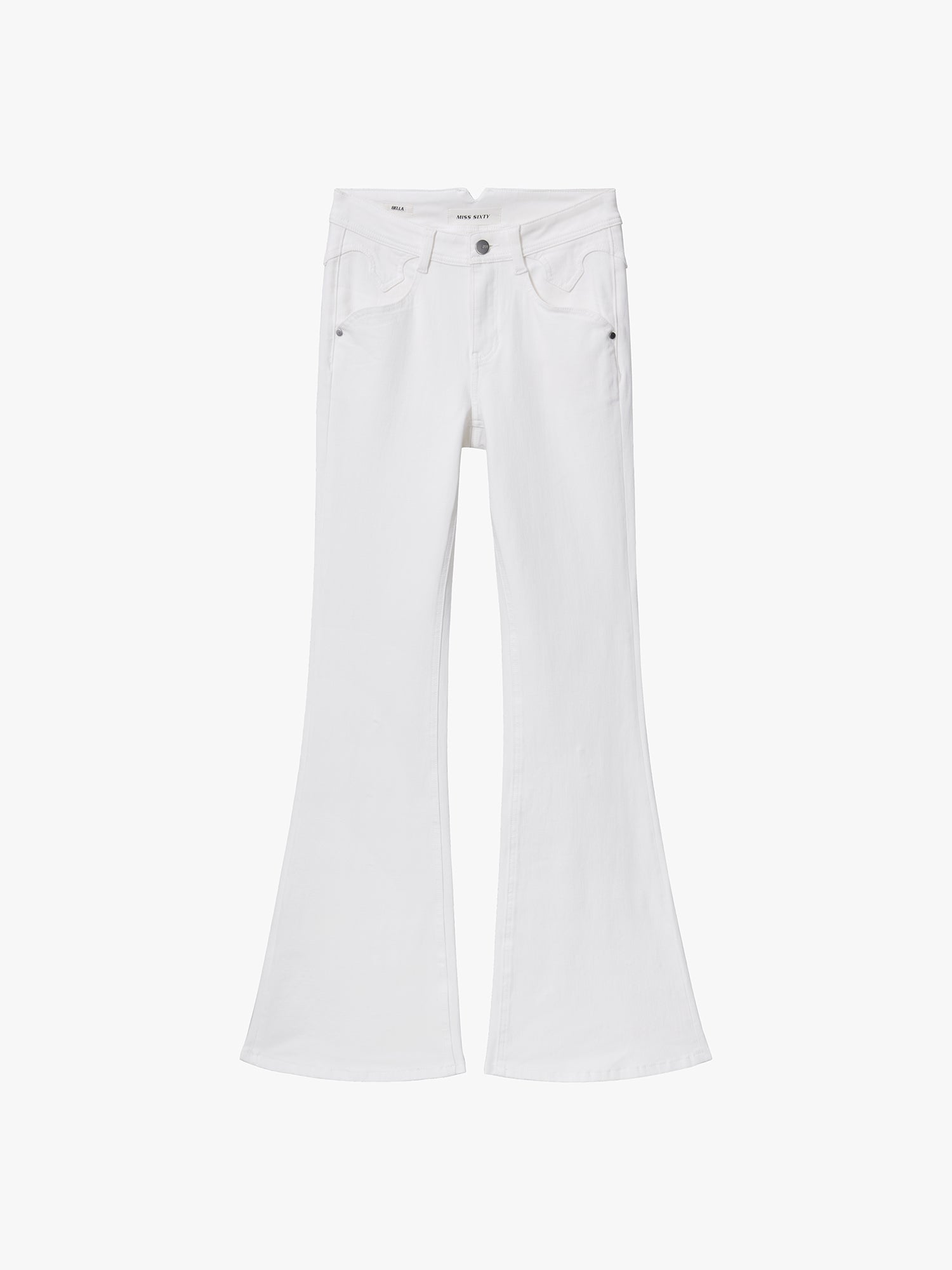 Slim-Fit Flared Jeans-BELLA