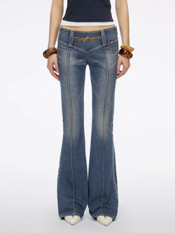 Slim-Fit Flare Jeans