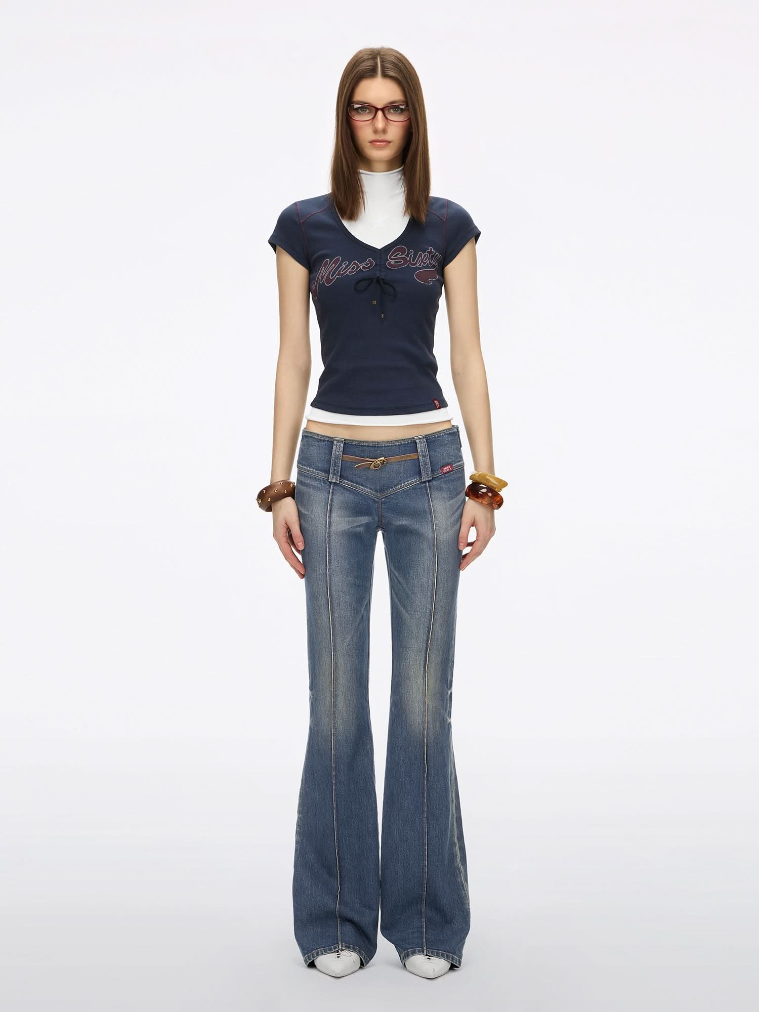 Slim-Fit Flare Jeans