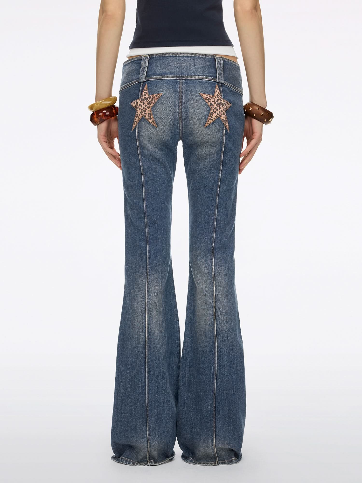 Slim-Fit Flare Jeans