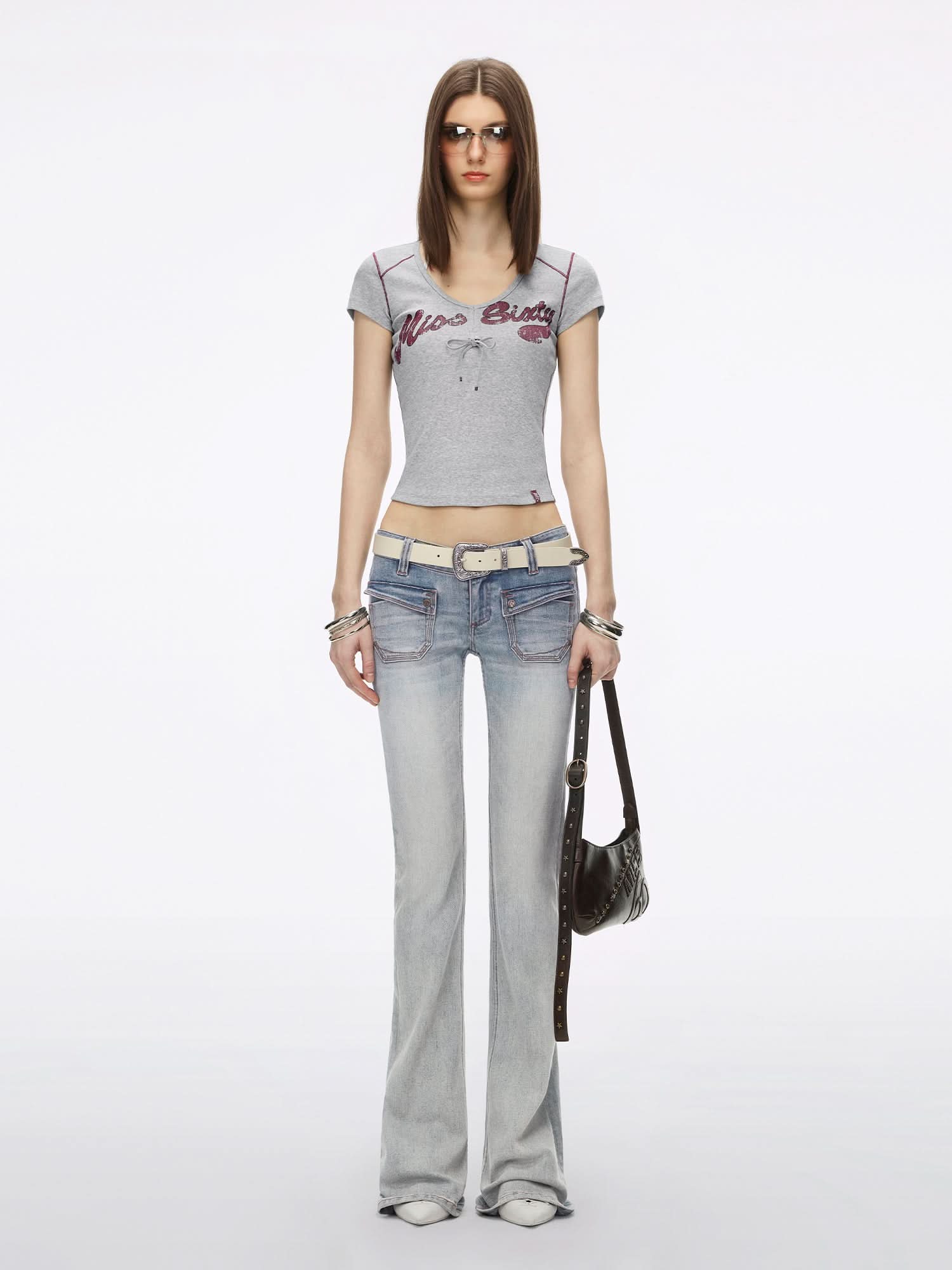 Slim-Fit Flare Jeans