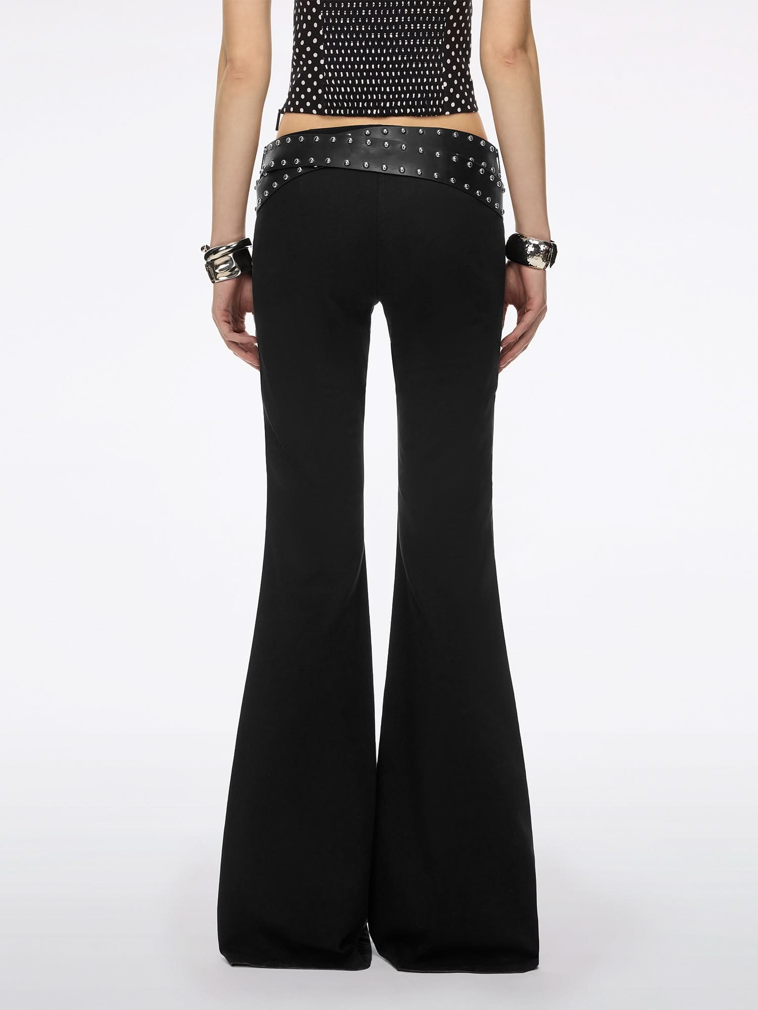 Flare Jeans With Waist Belt