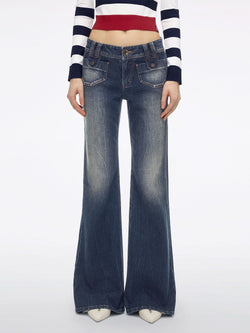 Slim-Fit Flare Jeans