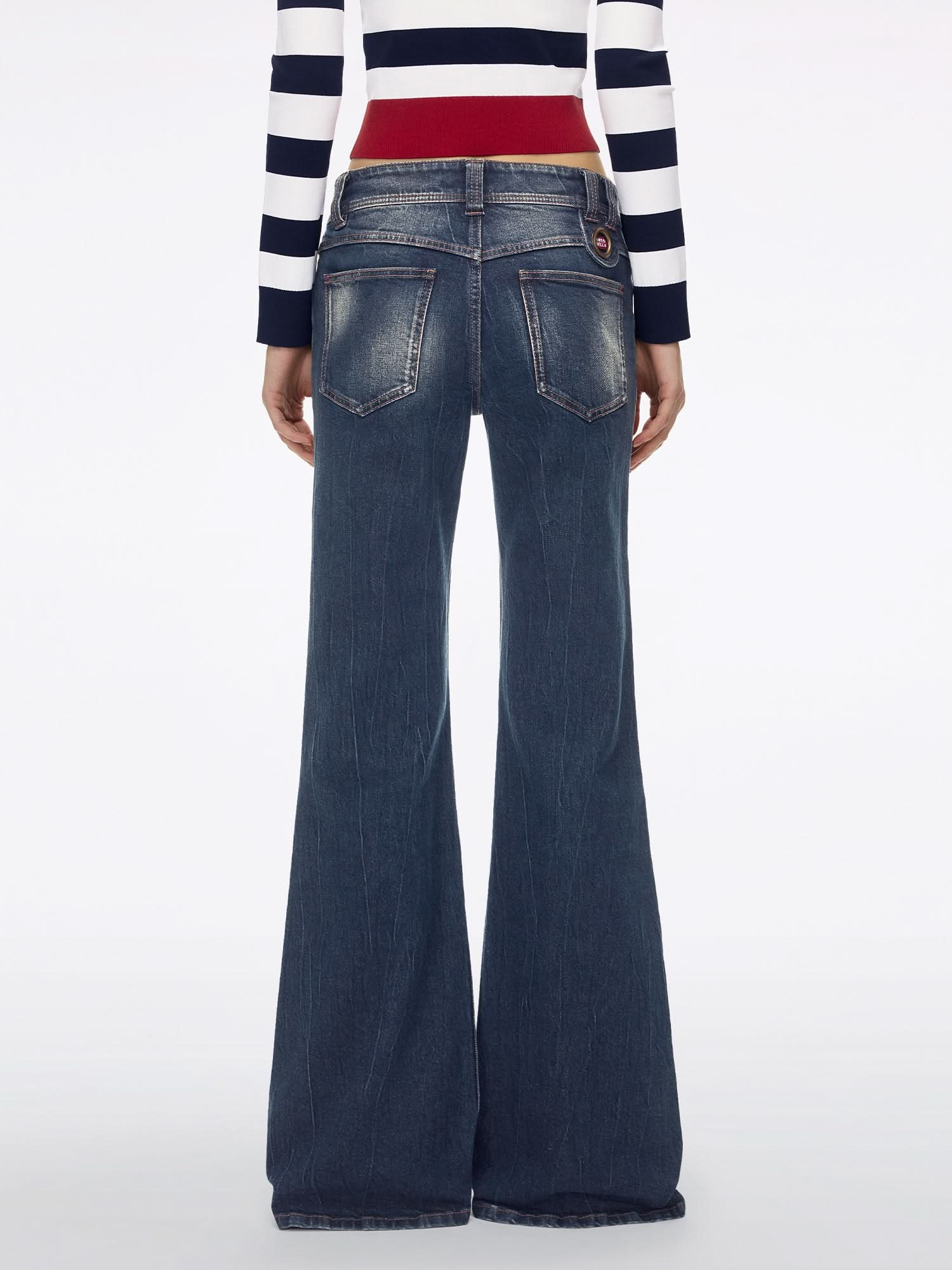 Slim-Fit Flare Jeans