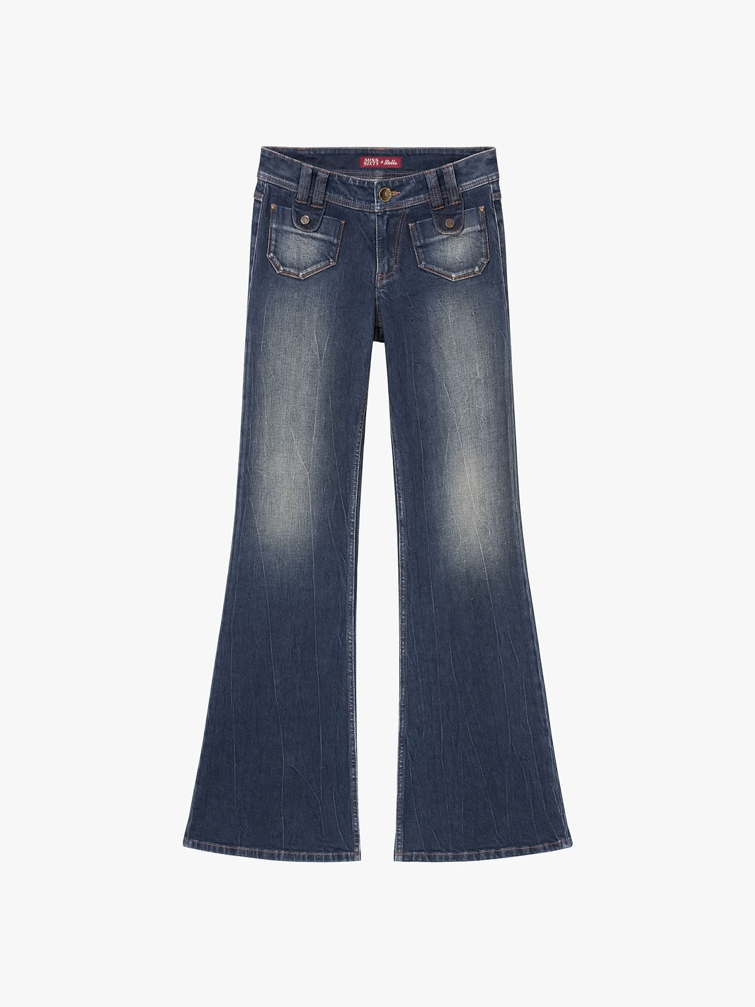 Slim-Fit Flare Jeans