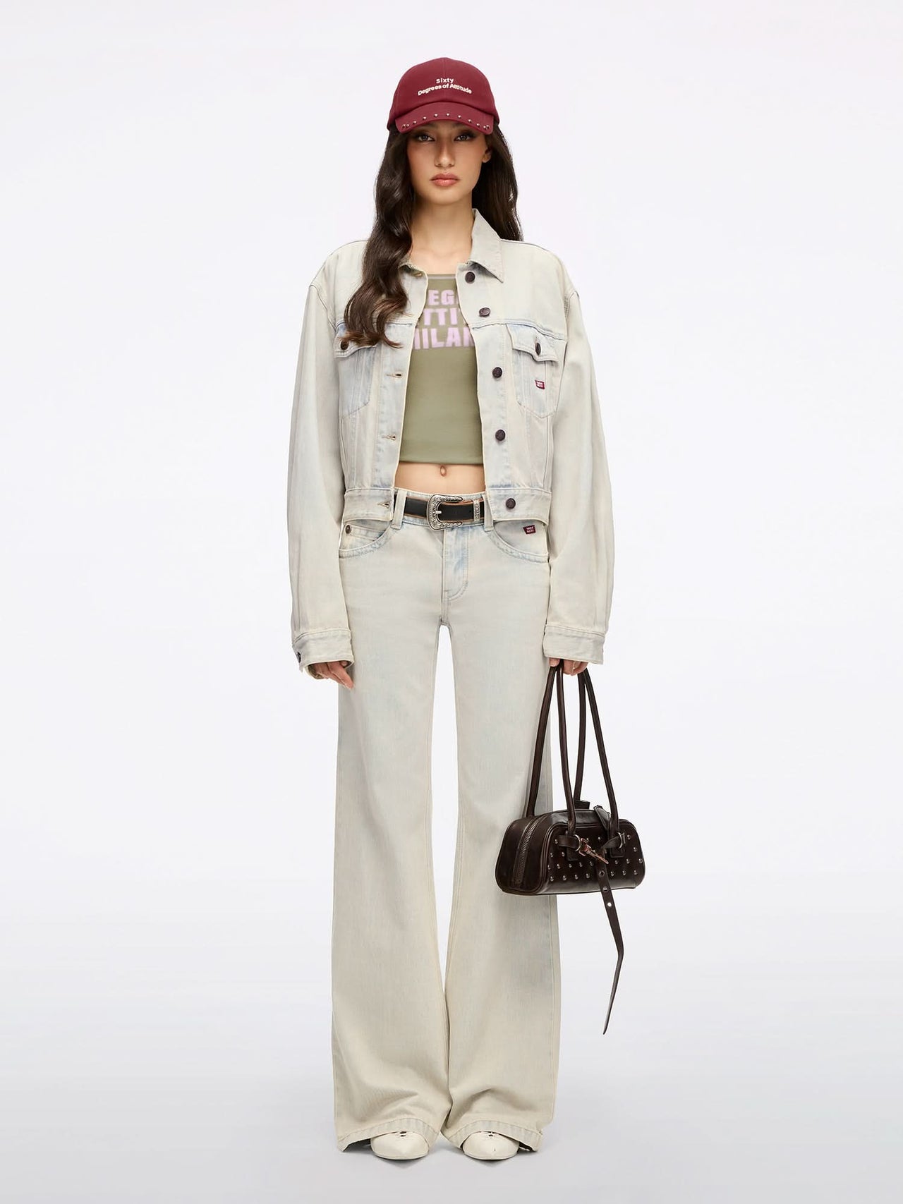 Distressed Flared Jeans