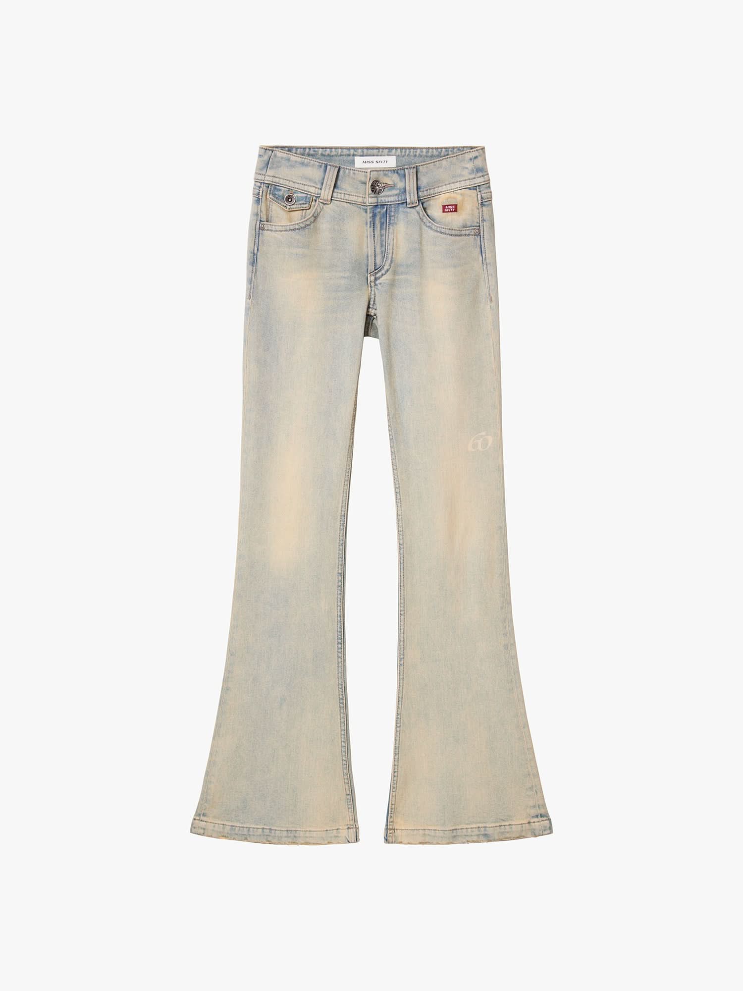 Distressed Flared Jeans