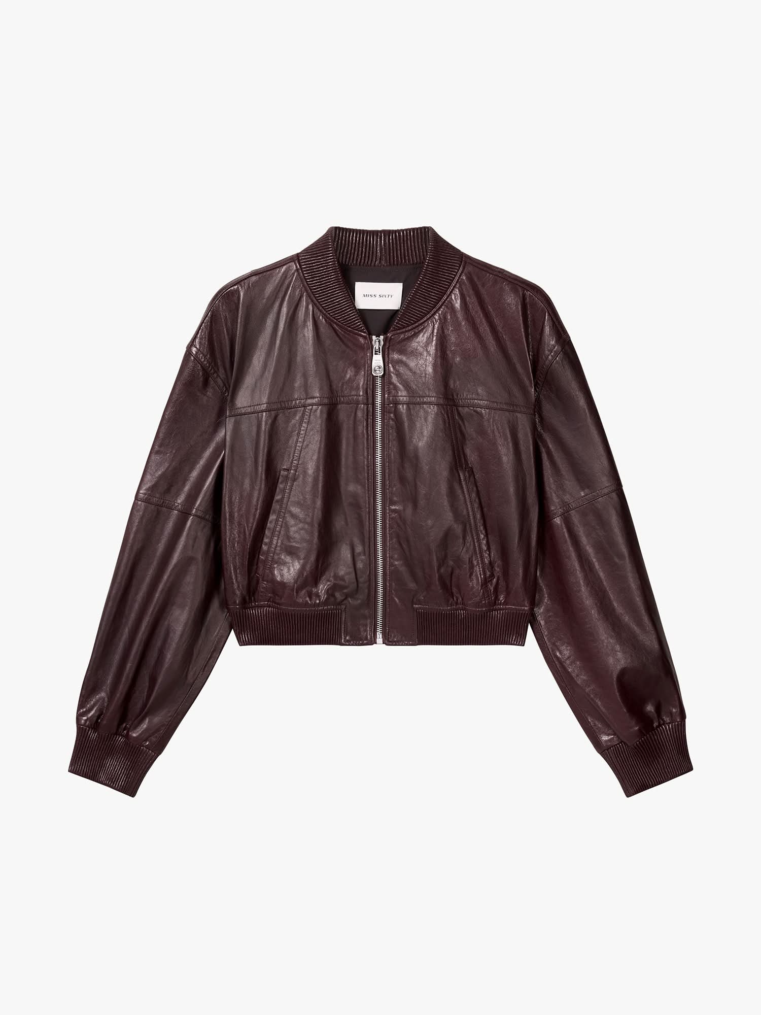Genuine Leather Jacket - MISS SIXTY