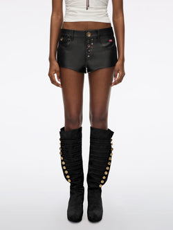 Genuine Leather Shorts