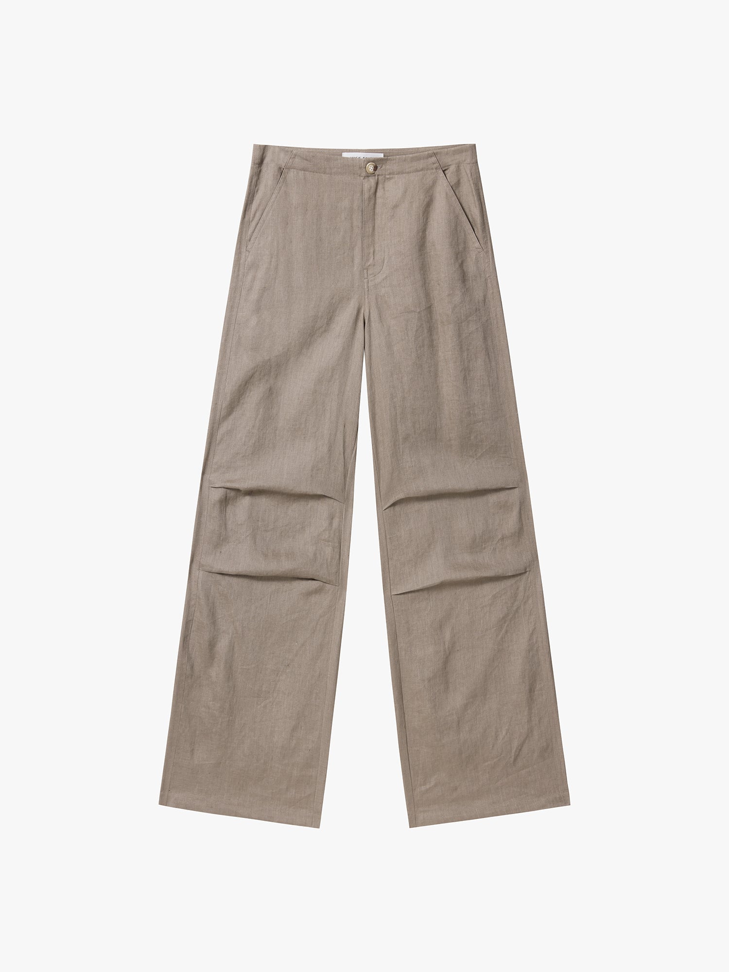 Linen Wide-Leg Pants