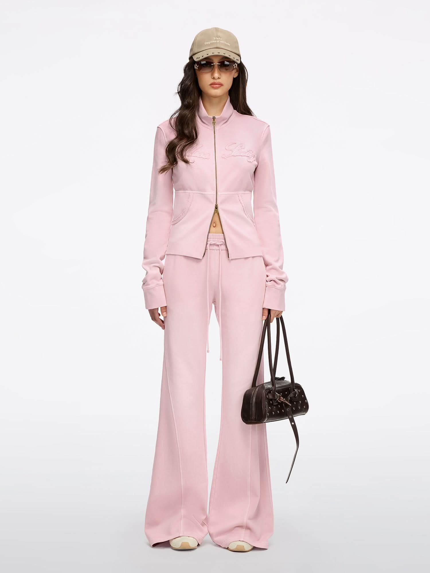 Tie-Waist Flared Pants