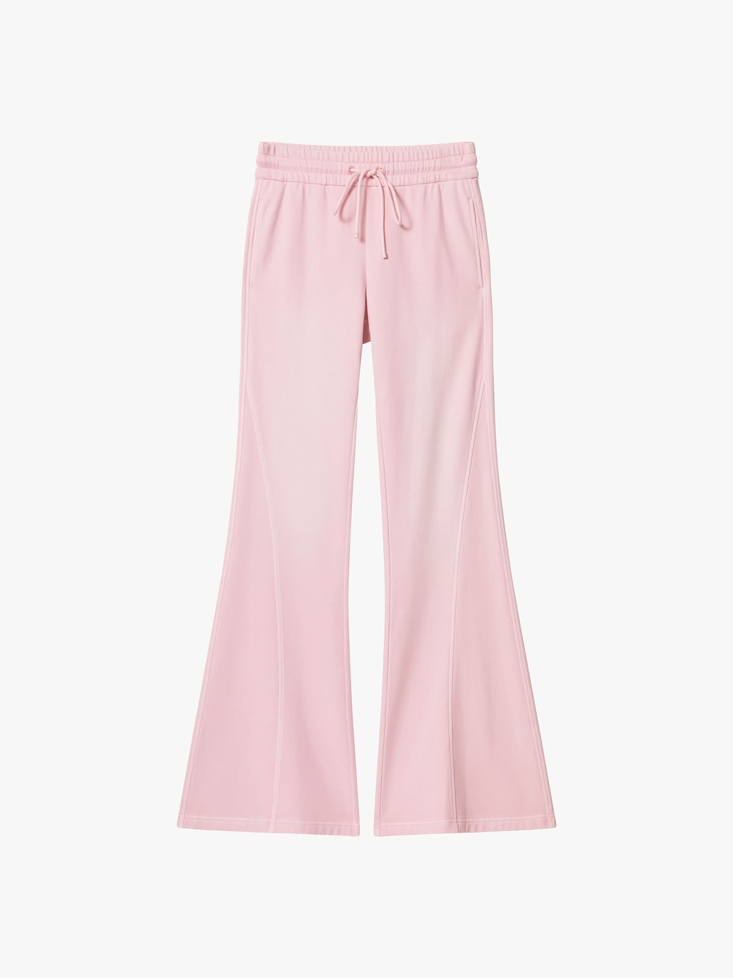 Tie-Waist Flared Pants