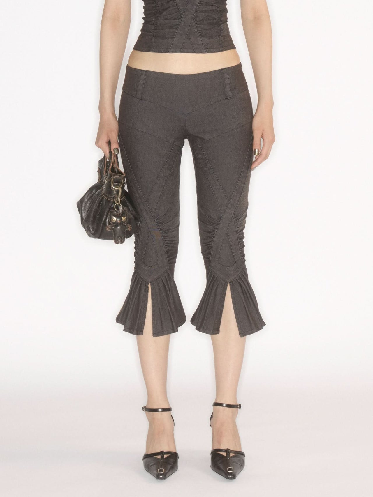 Slit Flare Pants