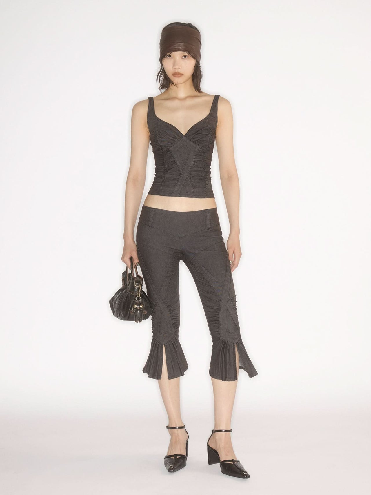 Slit Flare Pants