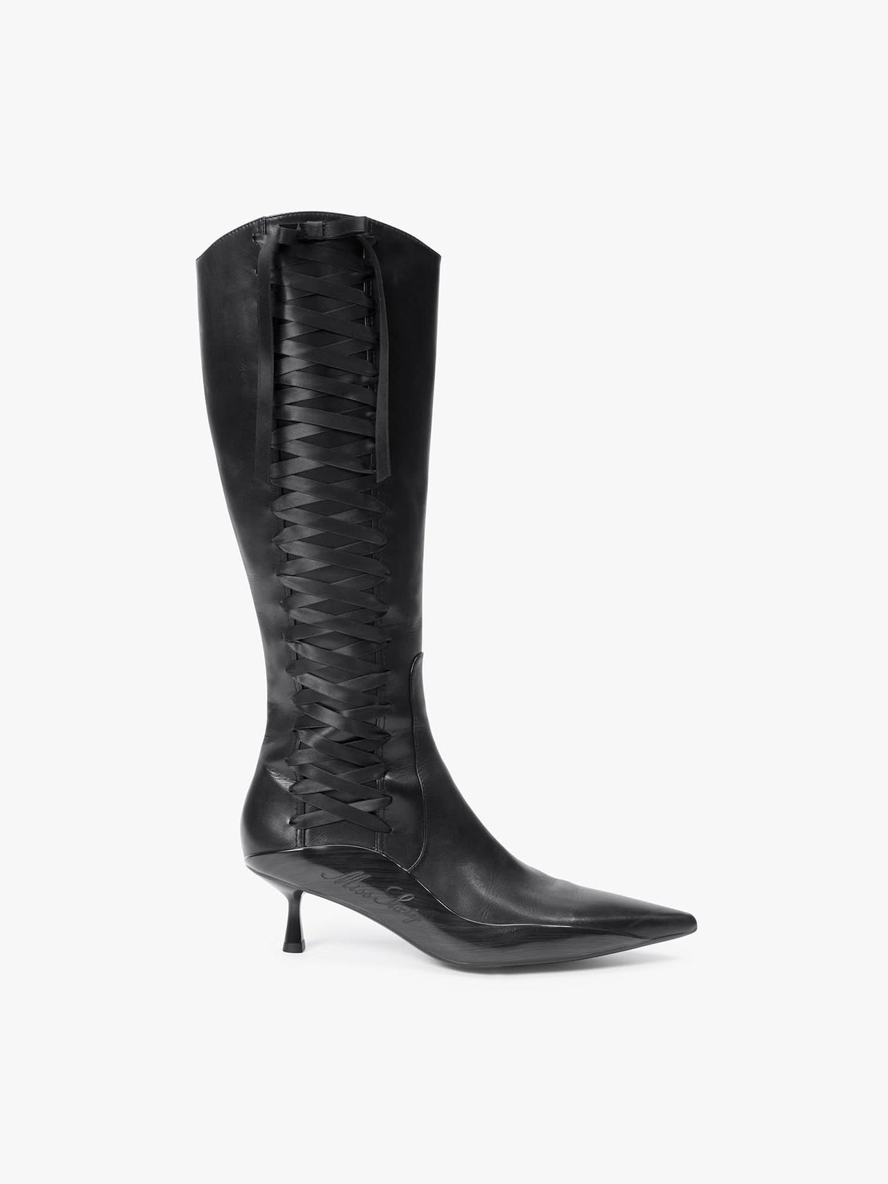 Knee-High Leather Boots