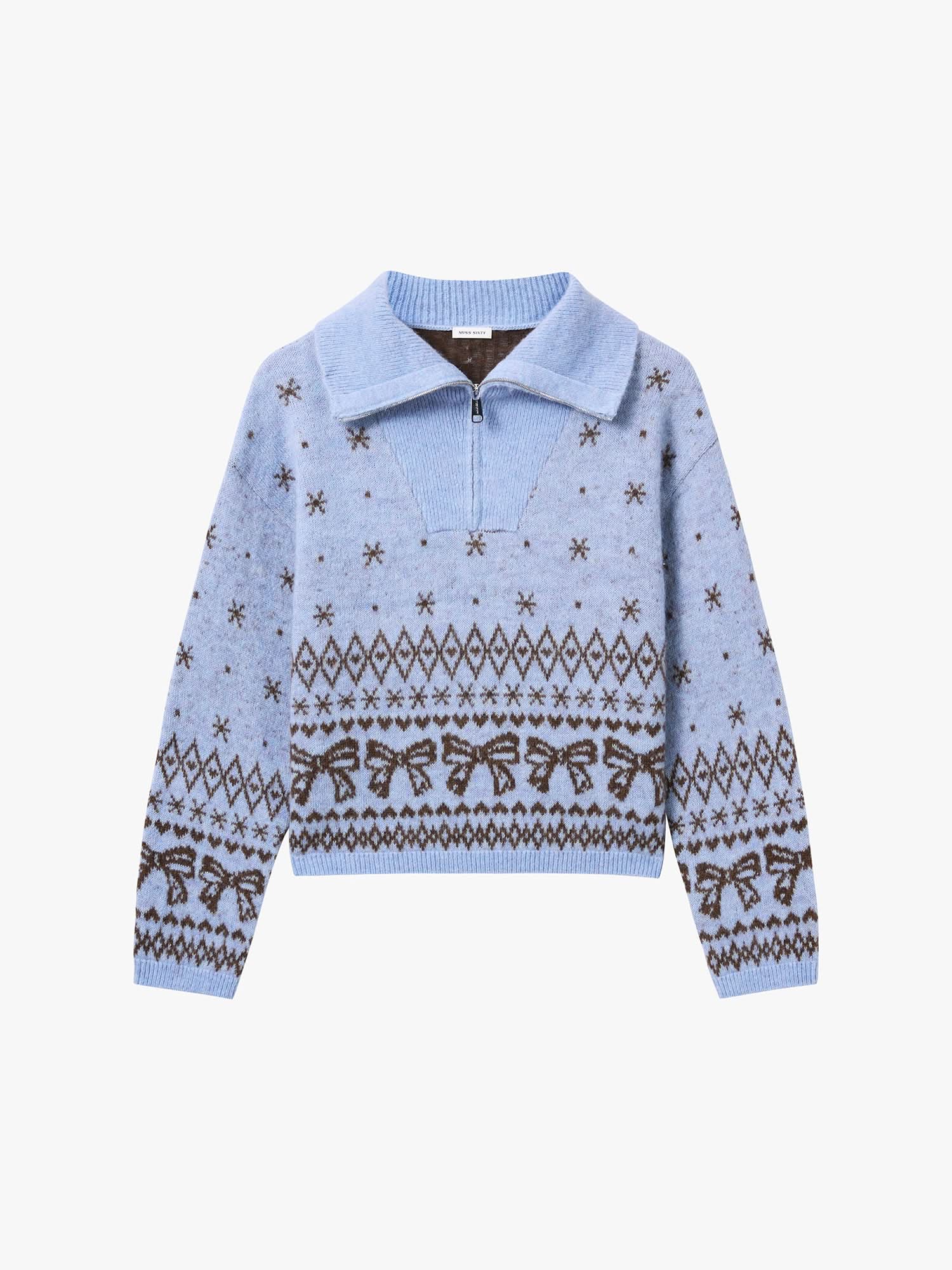 Alpaca-Blend Knit Sweater