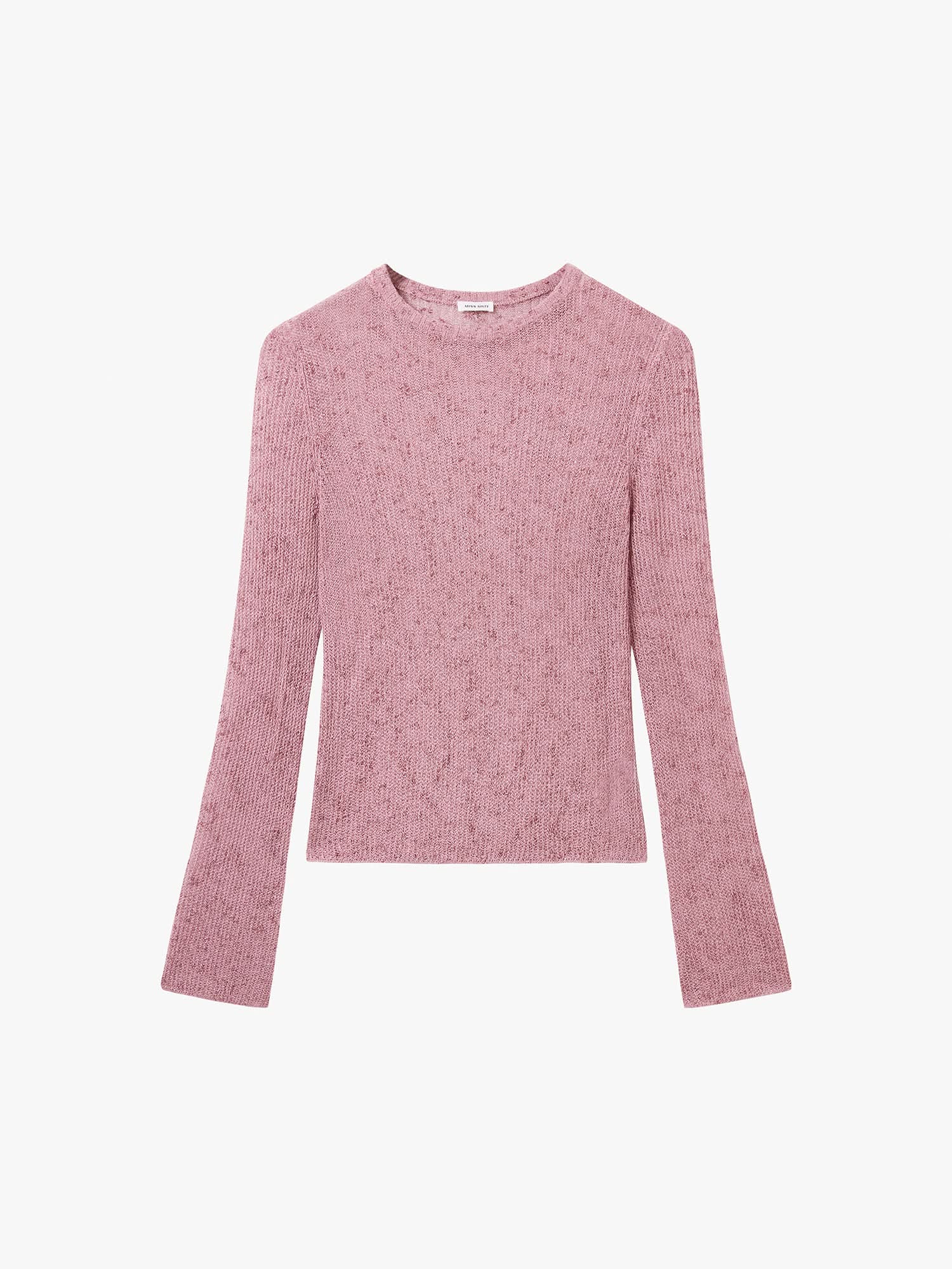 Bow-Embellished Knit Top