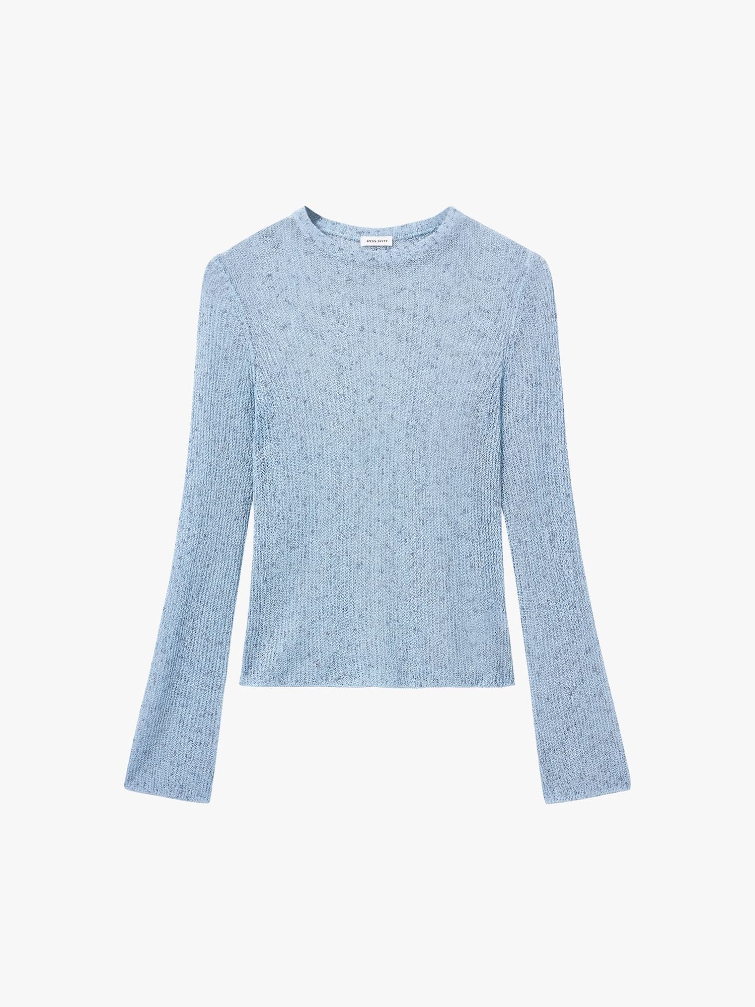 Bow-Embellished Knit Top