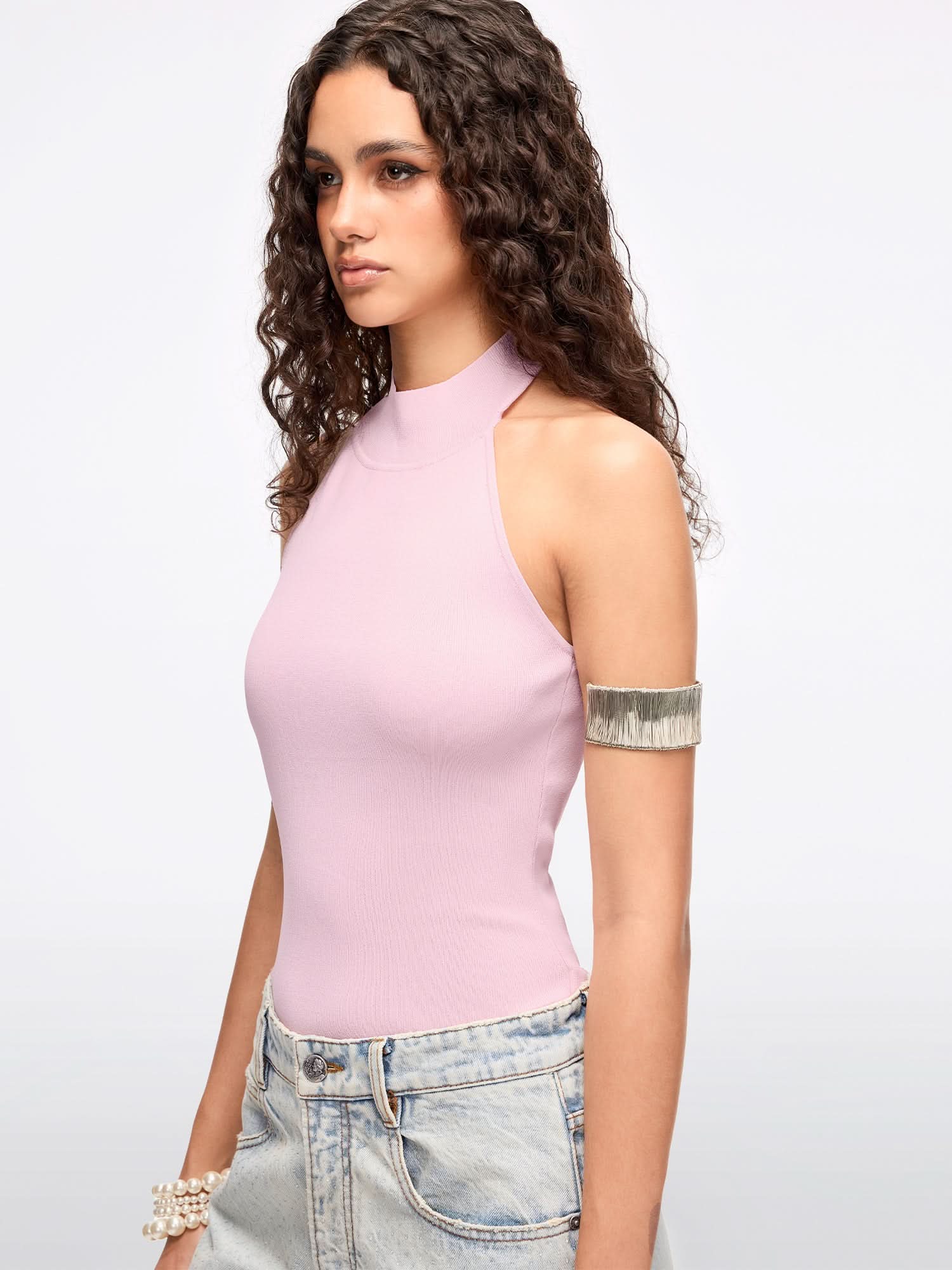 Cutout Shoulder Knitwear