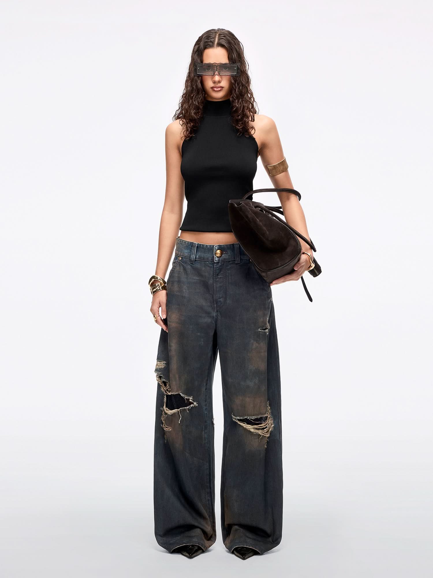 Cutout Shoulder Knitwear