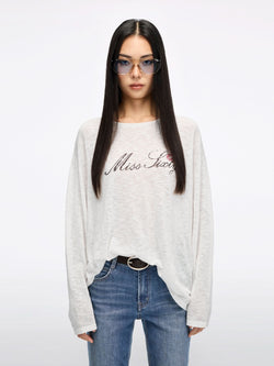 Logo Knit Top