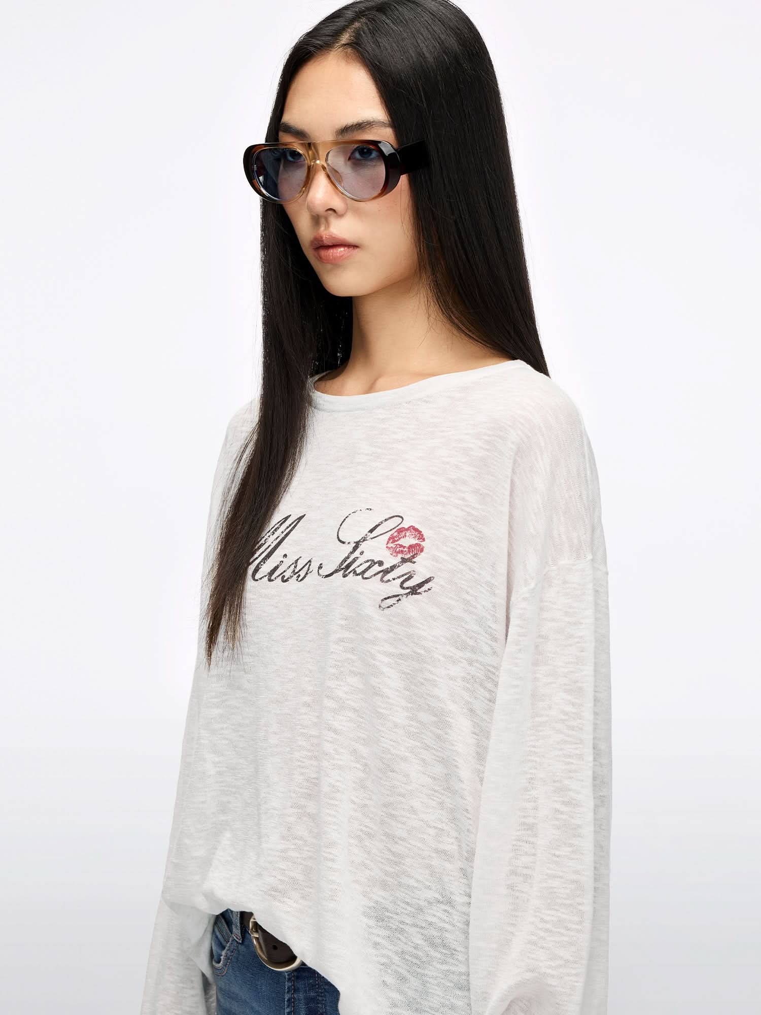 Logo Knit Top