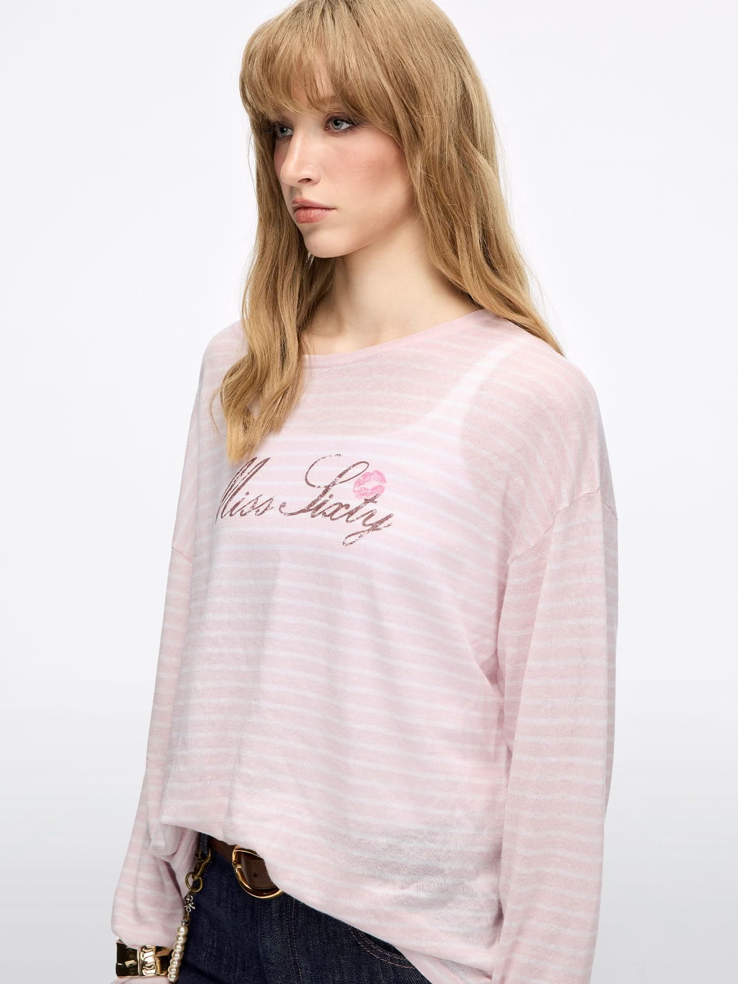 Logo Knit Top