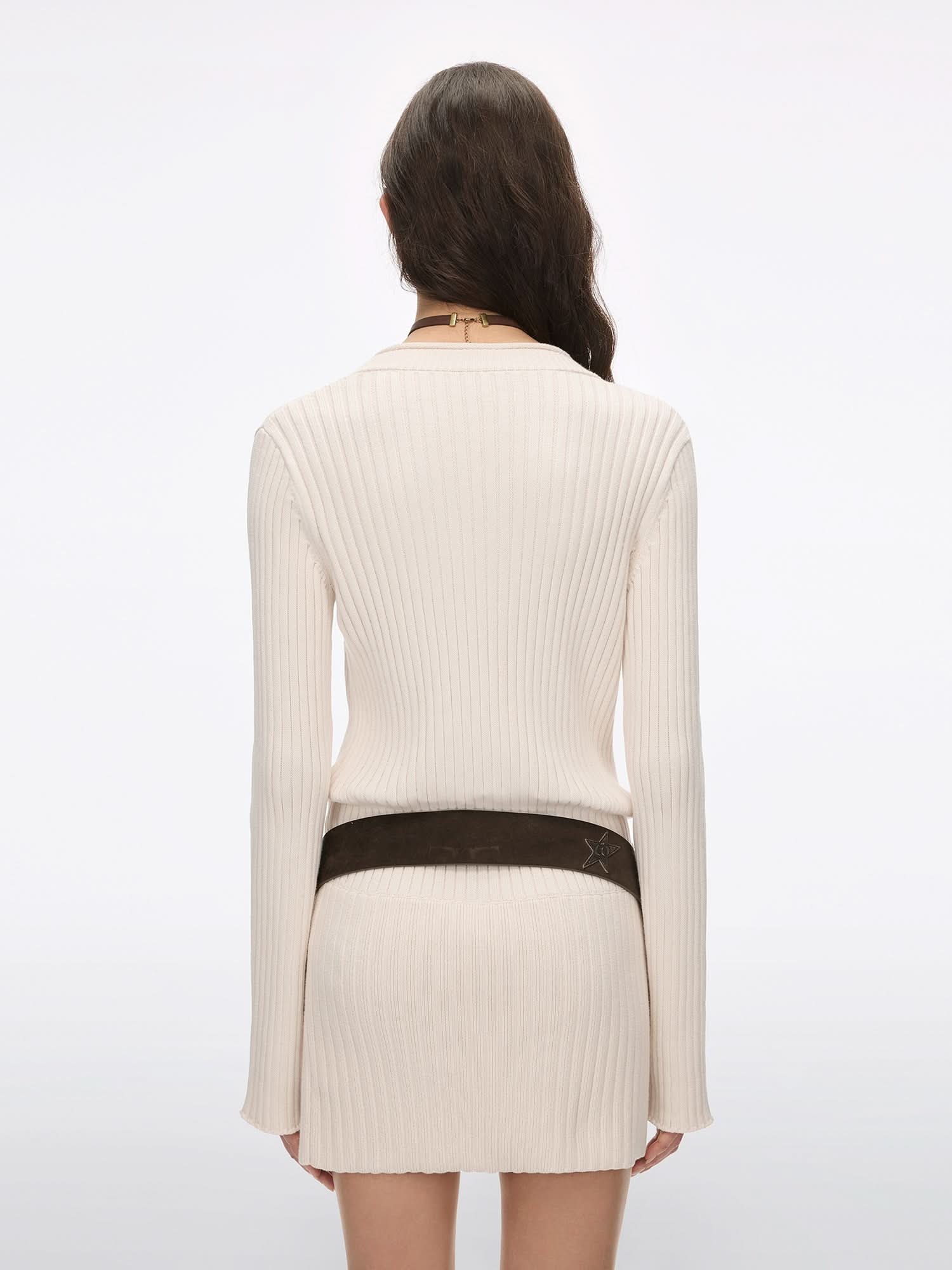 Belted Knit Dress