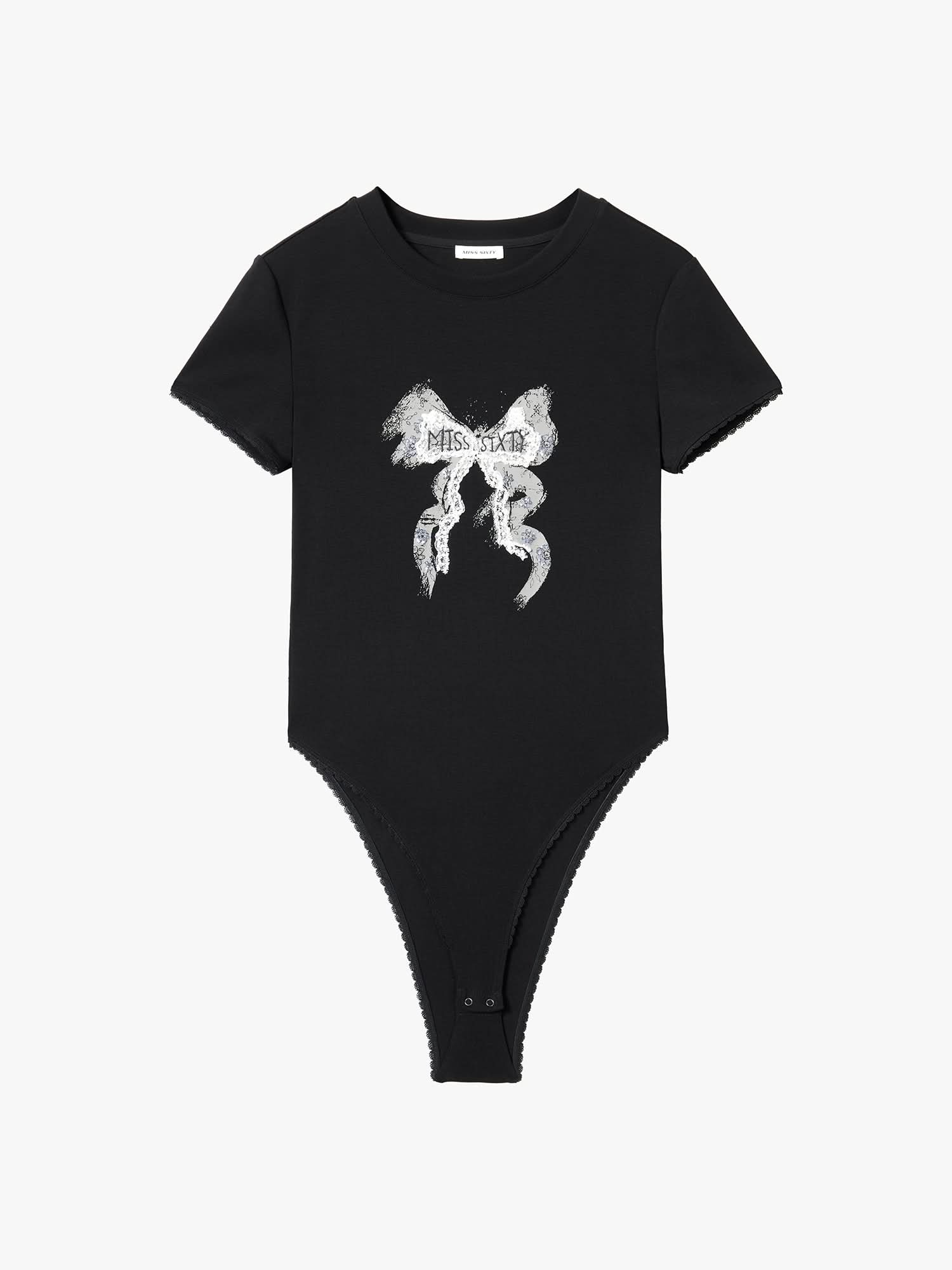 Beaded Bow Bodysuit