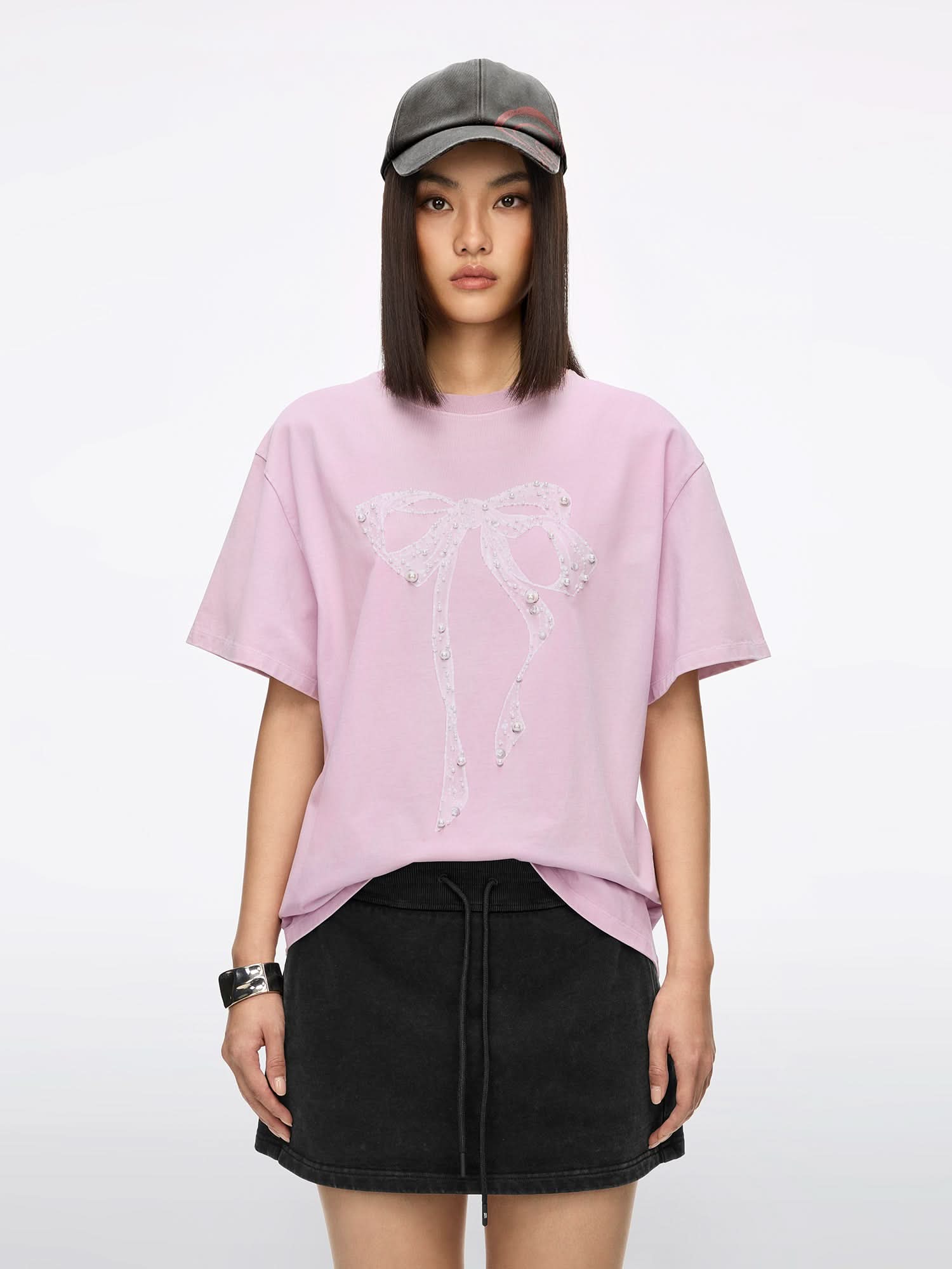 Beaded Bow T-shirt