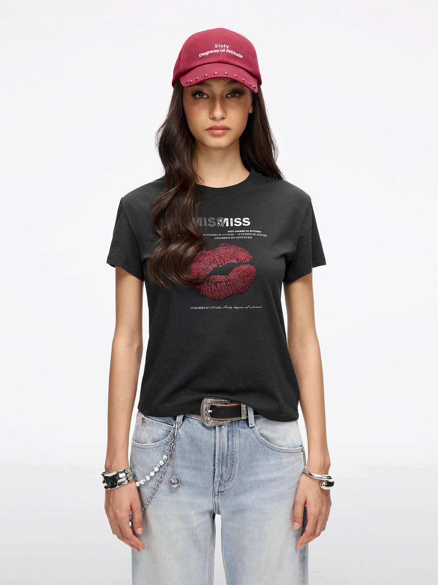 Lip-Print T-Shirt