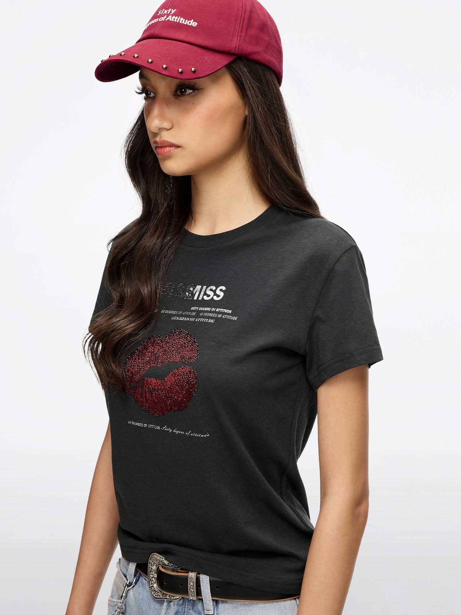 Lip-Print T-Shirt