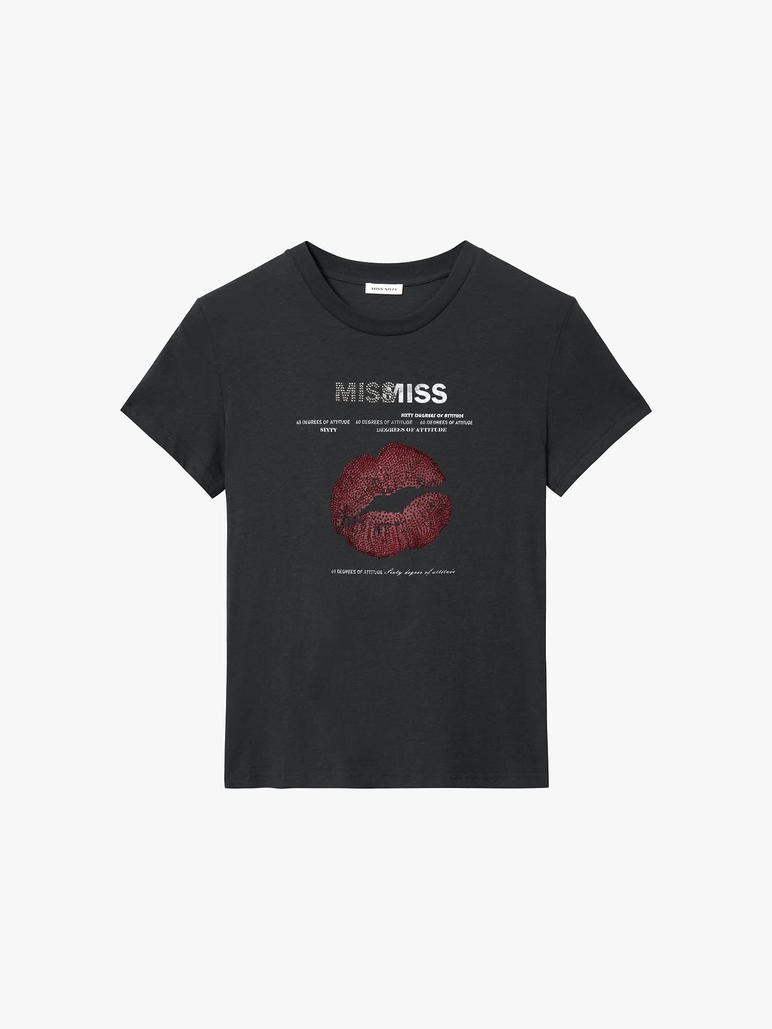Lip-Print T-Shirt