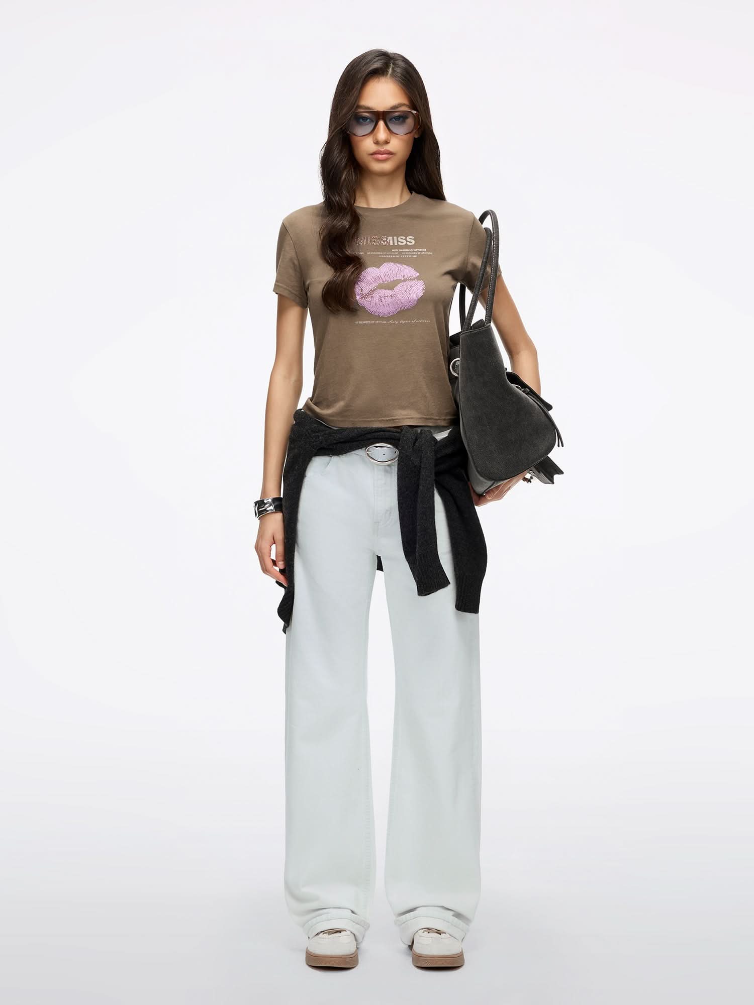Lip-Print T-Shirt - MISS SIXTY