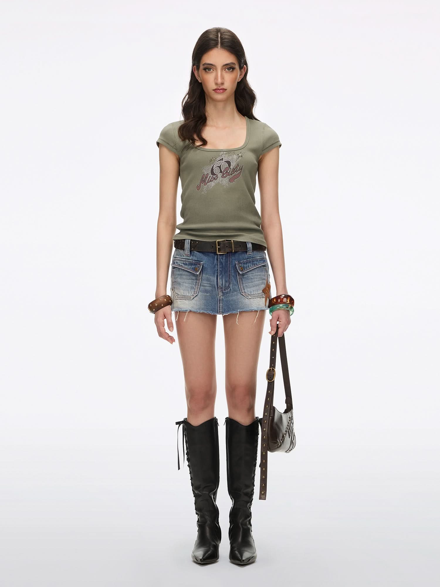 Faded Print T-Shirt