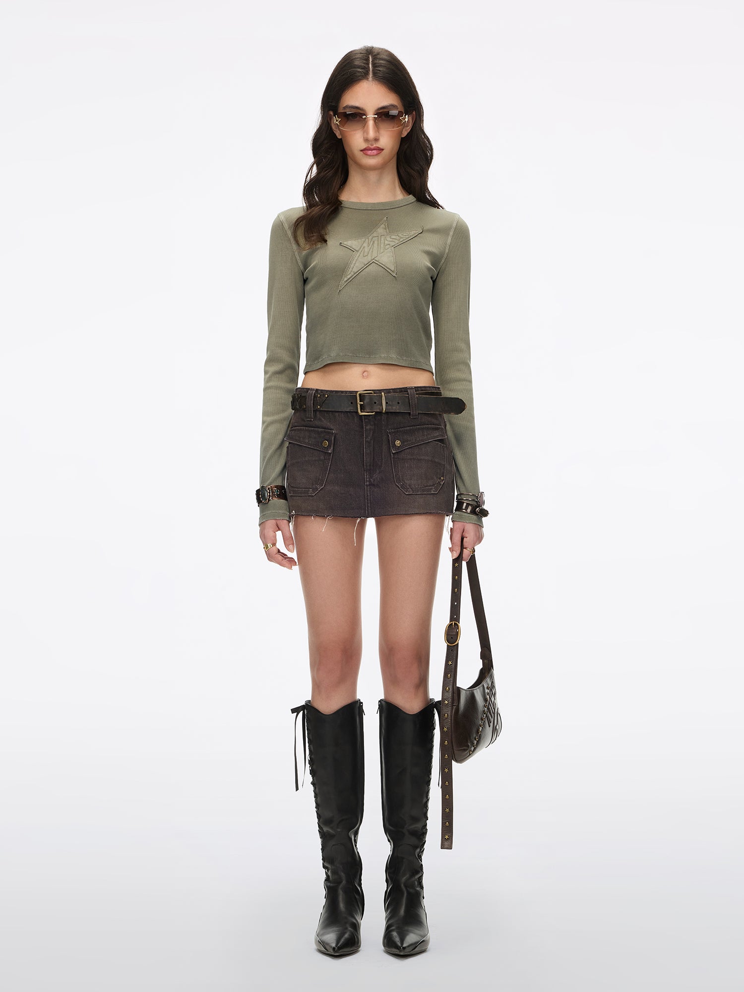 Faded Patchwork T-Shirt