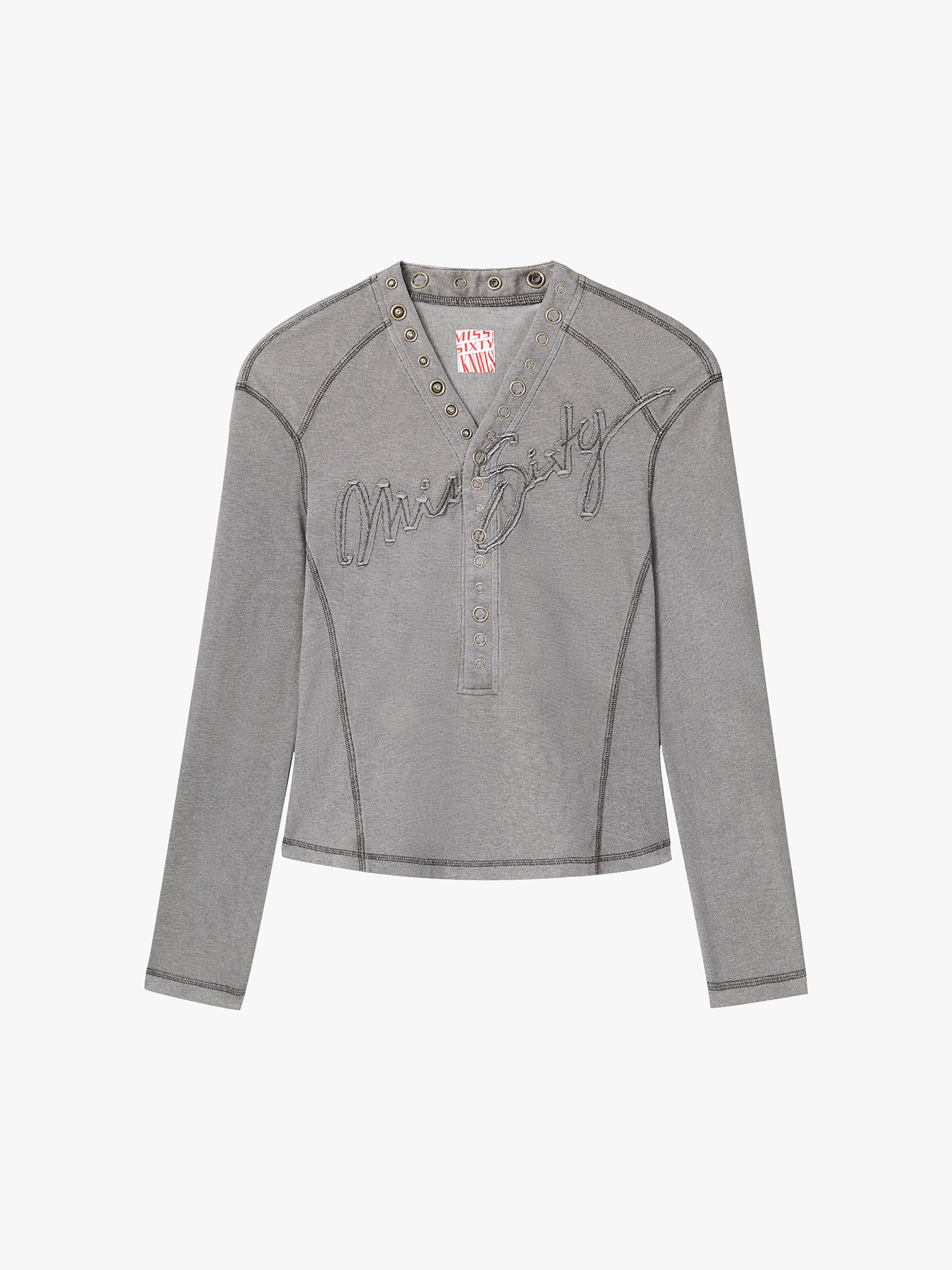 Logo Patchwork T-Shirt - MISS SIXTY